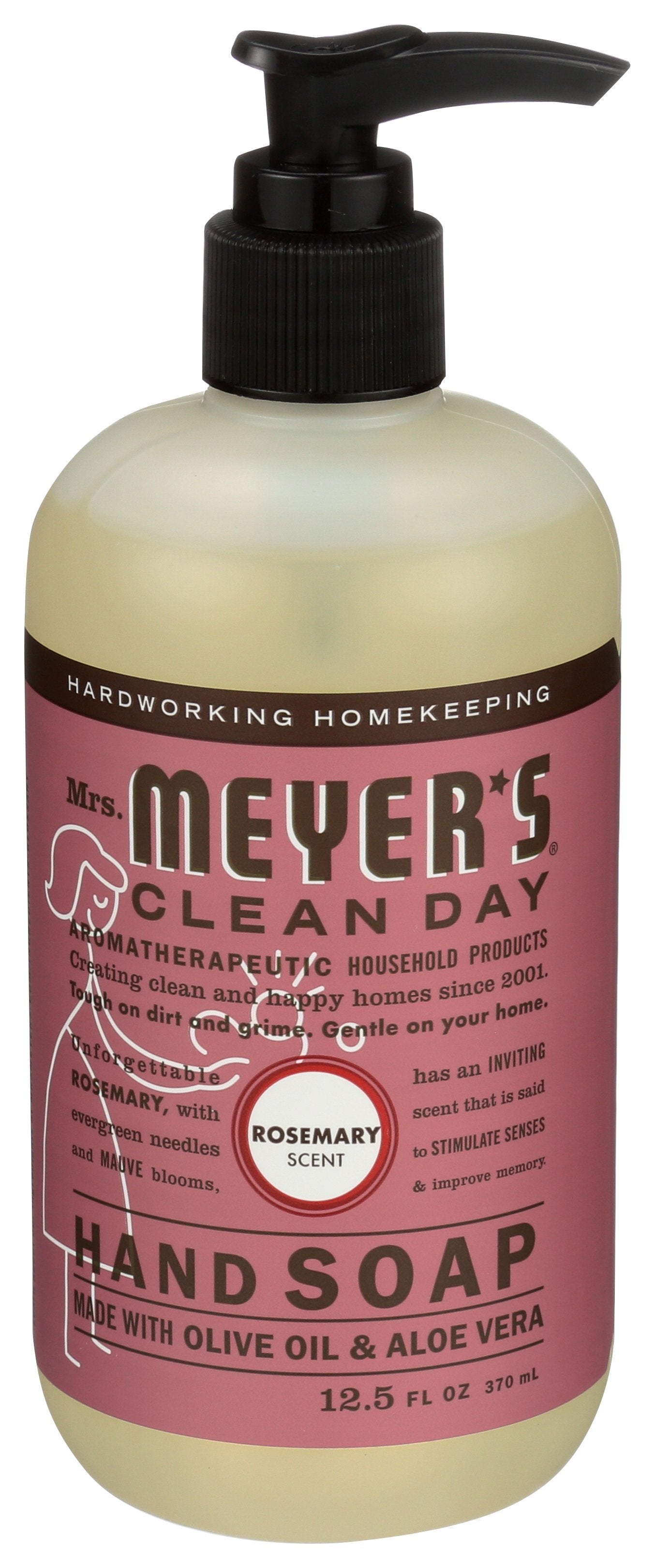 MRS MEYERS CLEAN DAY SOAP HAND LIQ RSMRY - Case of 3