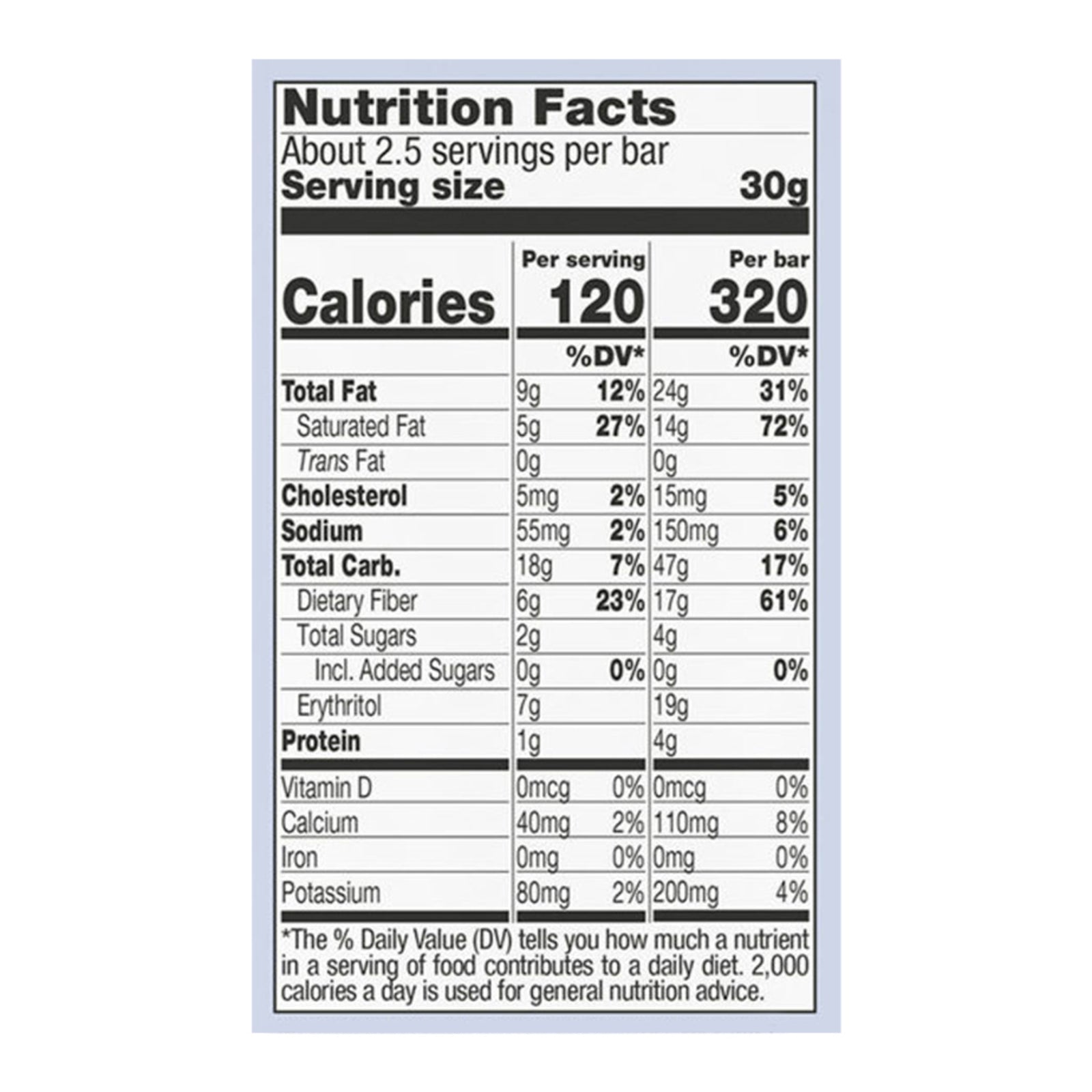 Lilys - Bar Cookie & Cream White Chocolate - Case of 12-2.8 OZ