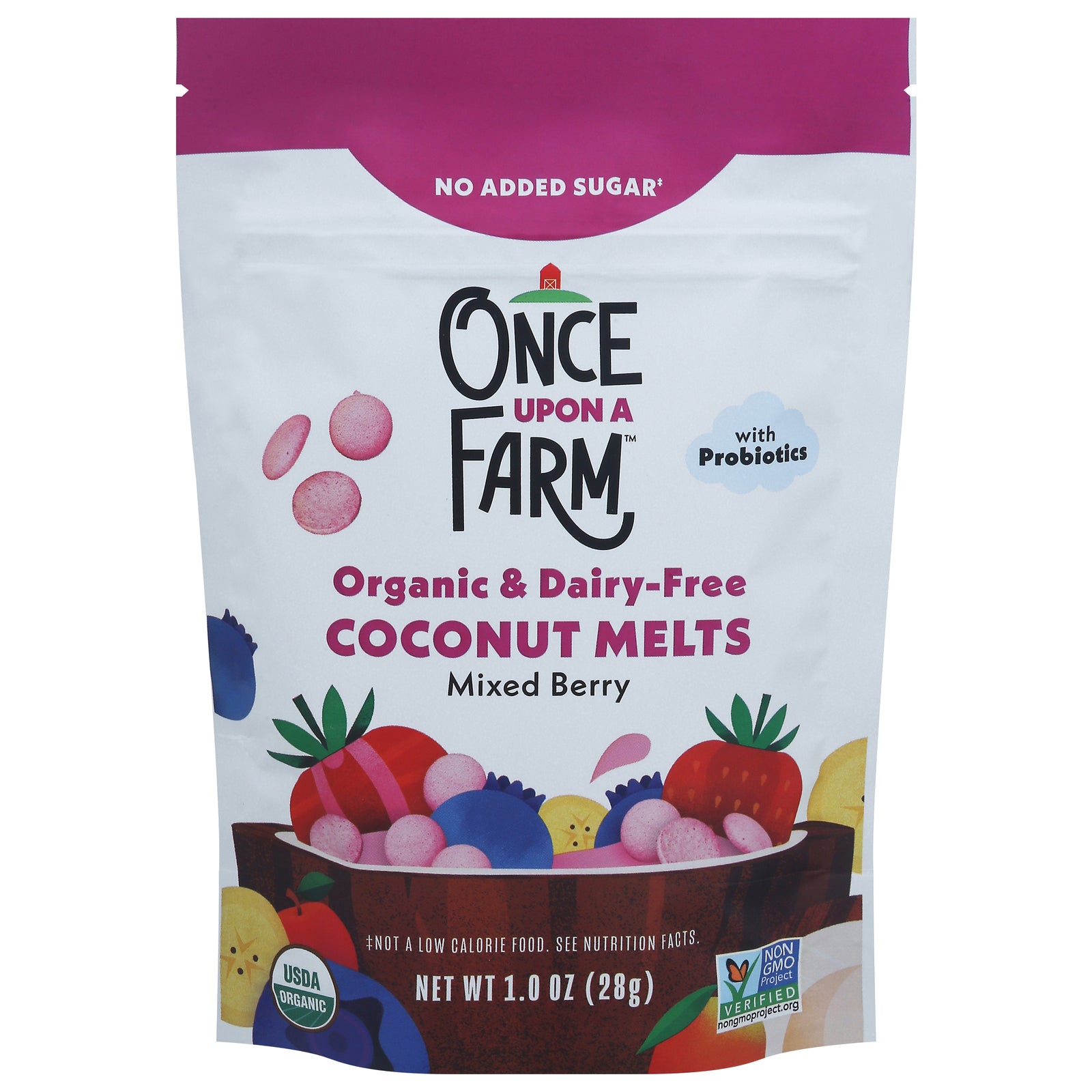 Once Upon A Farm - Cnut Melts Og2 Mxd Berry - CS of 8-1 OZ