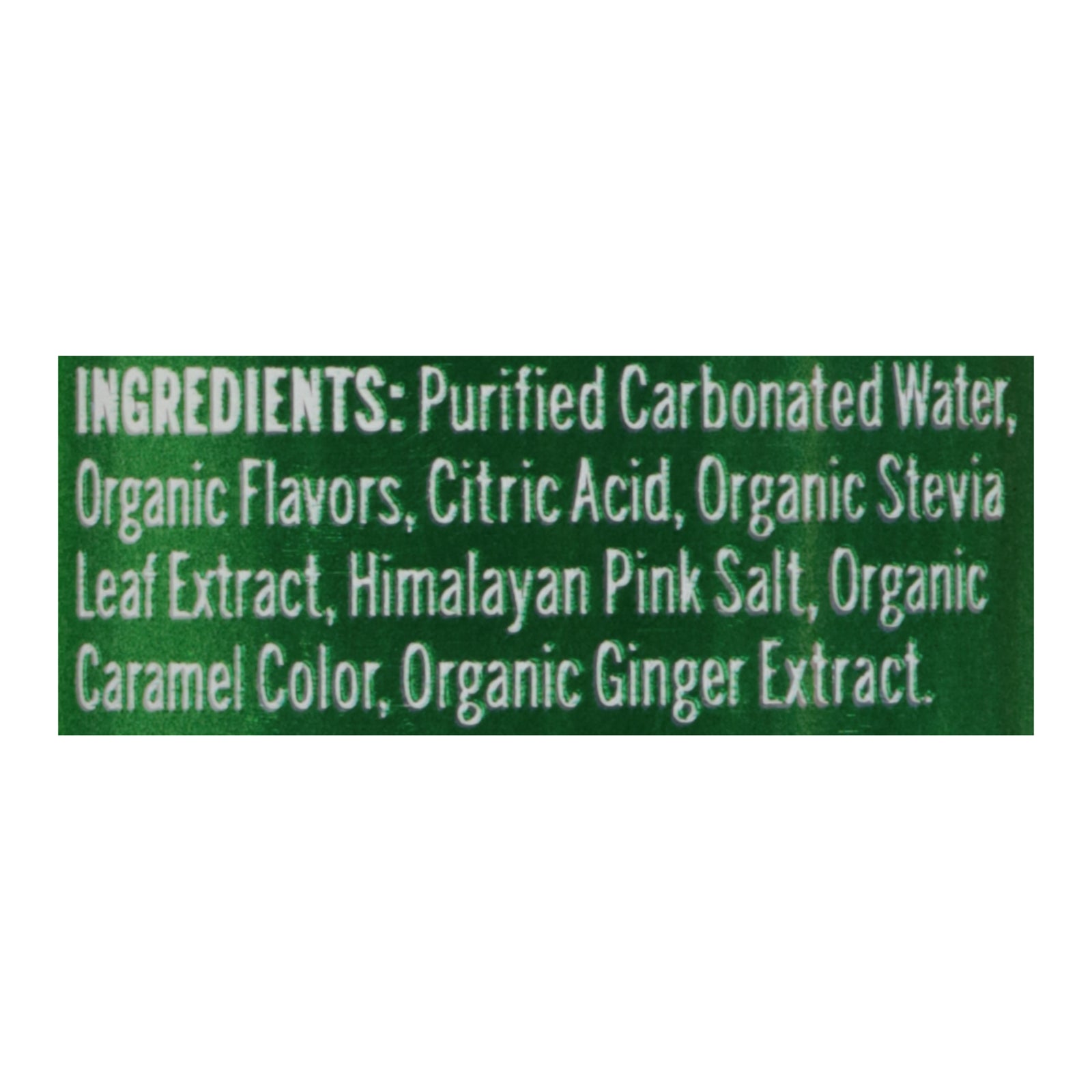 Nixie Sparkling Water - Soda Og2 Ginger Ale Sf - CS of 12-12 FZ