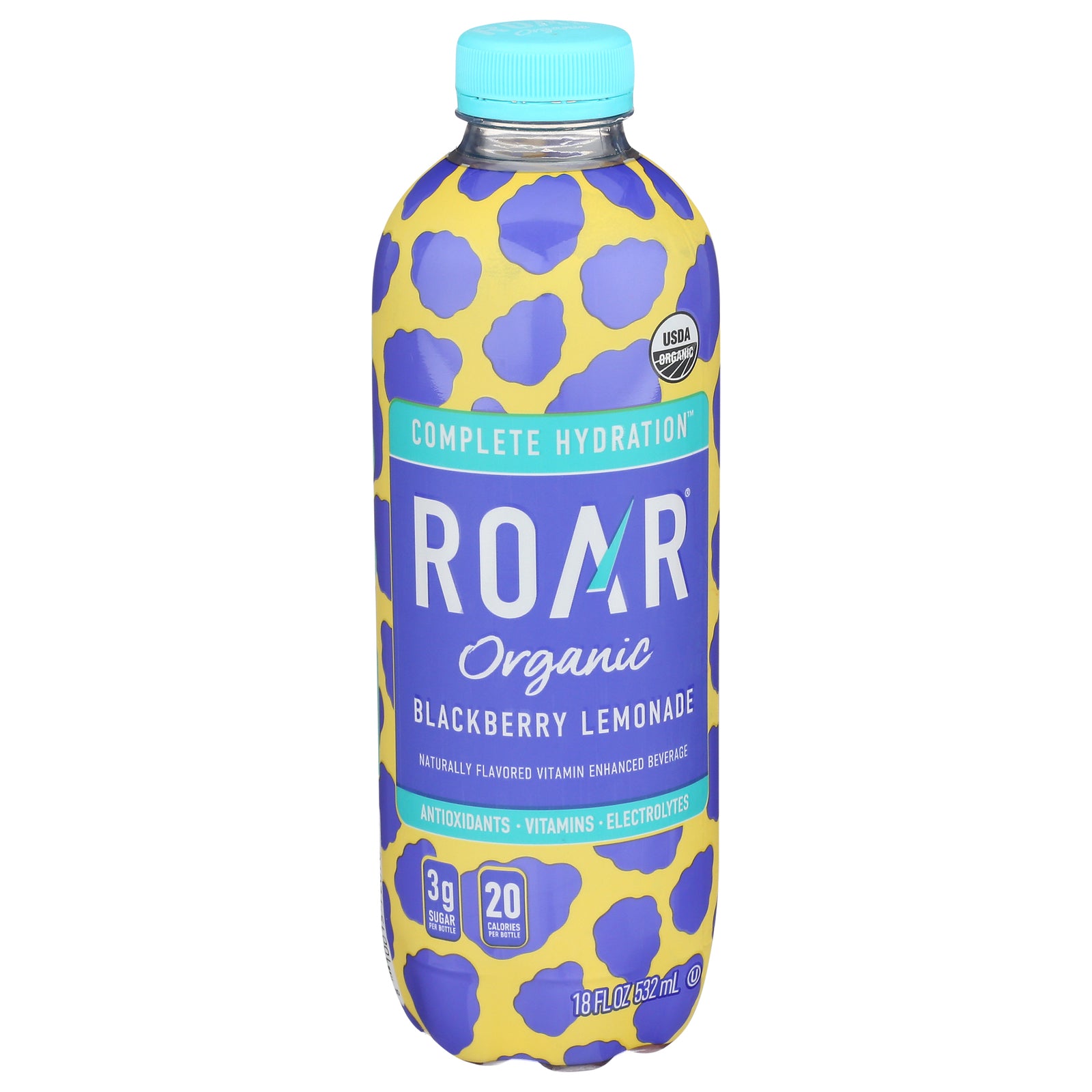 Roar Organic - Water Og2 Blkbry Lemonade - CS of 12-18 FZ