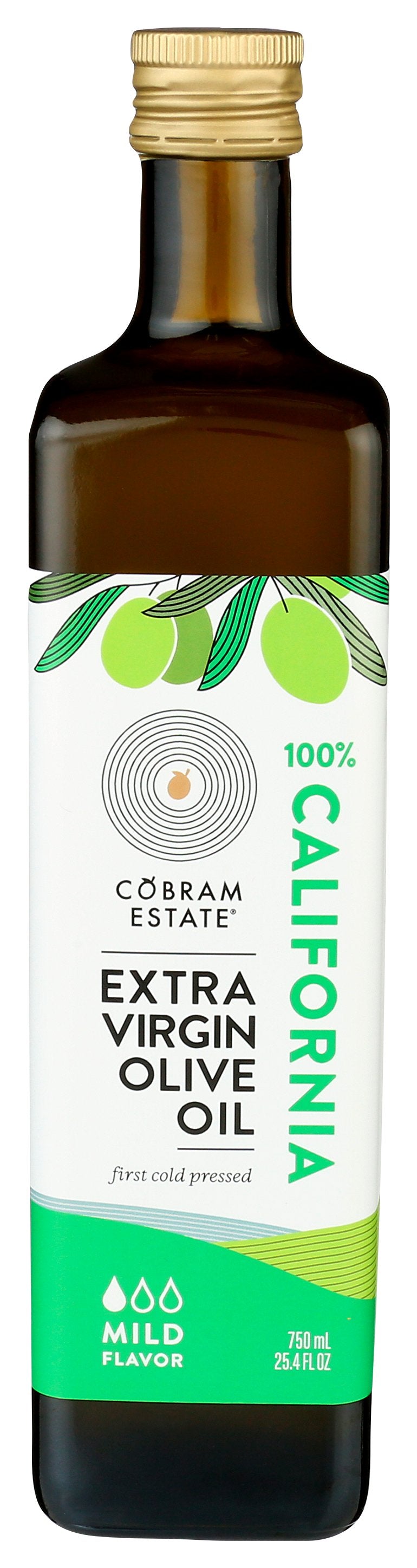 COBRAM ESTATE OIL EVOO MILD CA ESSNTL - Case of 6 [EXTRA VIRGIN OLIVE OIL (EVOO) - 750 ML]