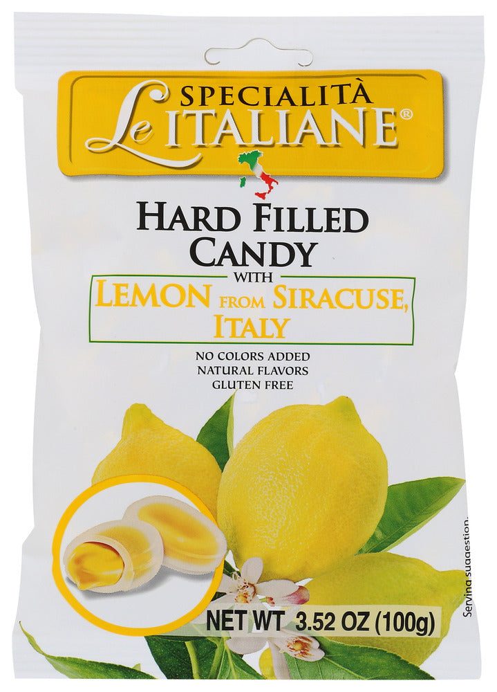 Le Specialita Italiane Candy with Lemon - Pack of 12 - 3.52 OZ