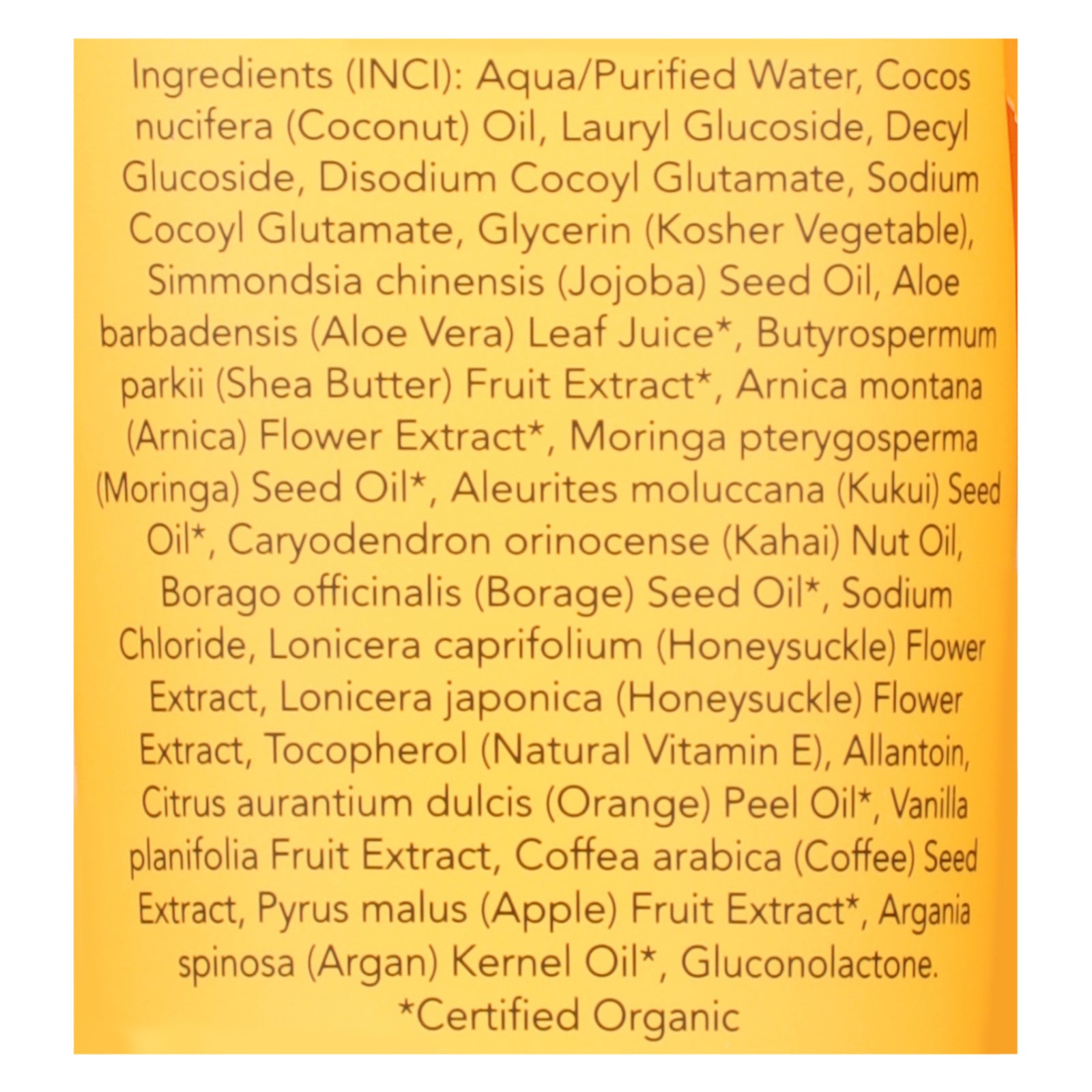 Saavy Naturals - Body Wash Sweet Orange - EA of 1-8.5 FZ