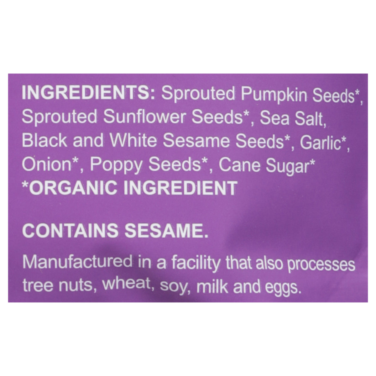 Go Raw - Snk Sd Og2 Evrythng Bagel - CS of 6-4 OZ