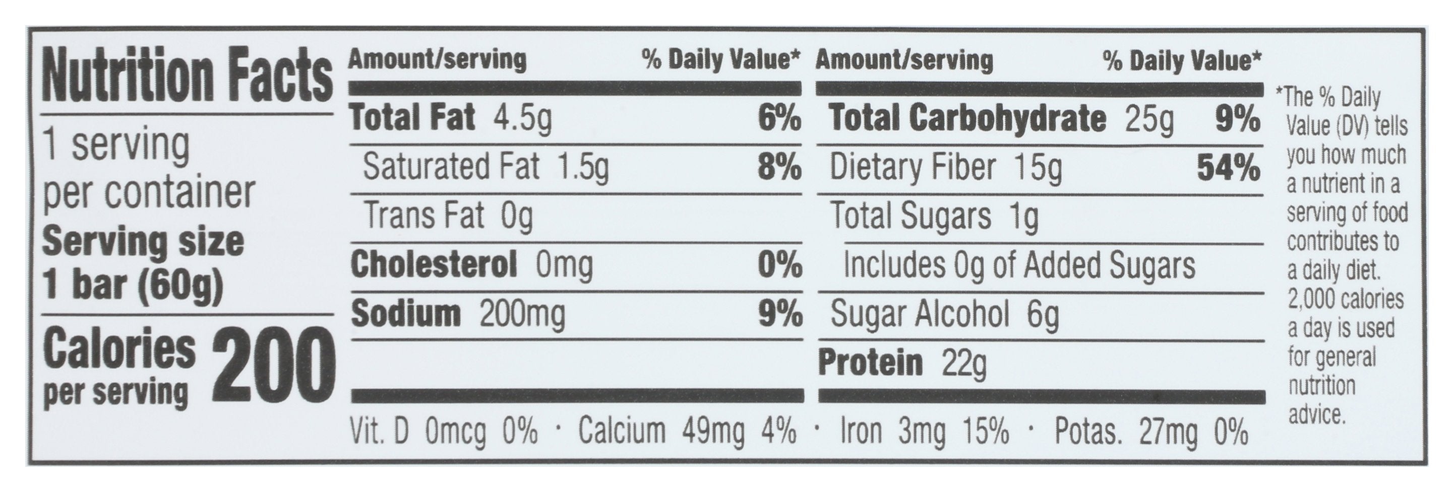 NO COW BAR BAR COOKIES N CREAM - Case of 12