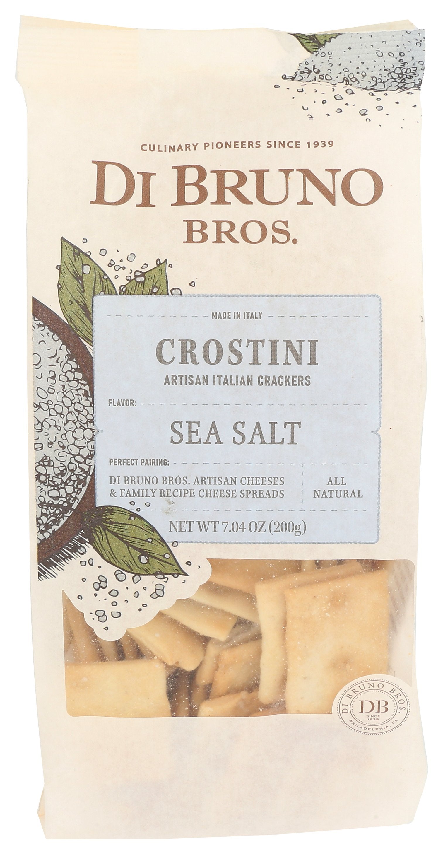 DIBRUNO CROSTINI SEA SALT - Case of 12