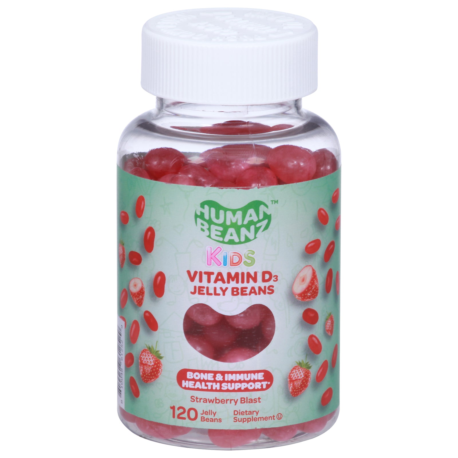 Human Beanz - Vit D Kids Jelly Beans - EA of 1-120 CT