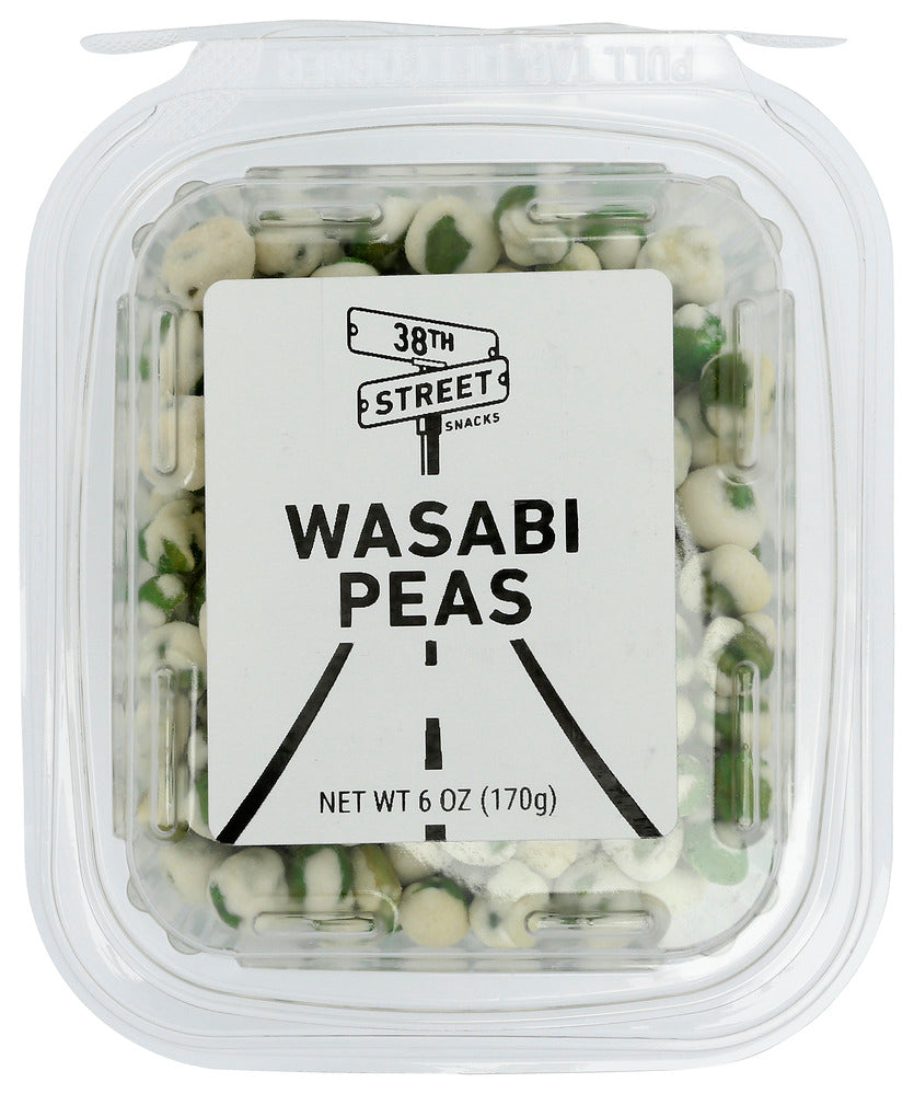 38th Street Peas Wasabi Tub - Pack of 12 - 6 OZ