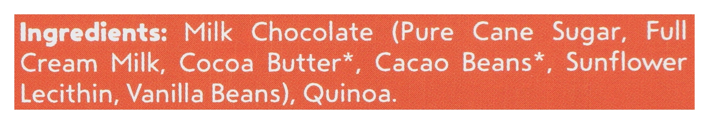 UNDERCOVER QUINOA BITES QUINOA MLK CHOC - Case of 12 [CHOCOLATE QUINOA CRISP - 3 OZ]