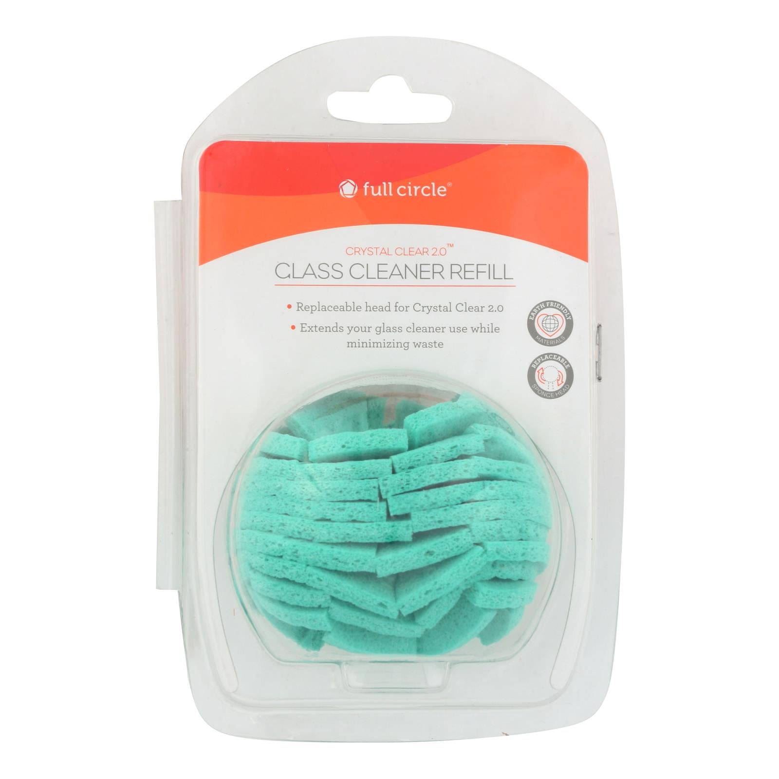 Full Circle Home - Crystal Clear Glass Cleaner - Refill - Case of 6 - 1 Count