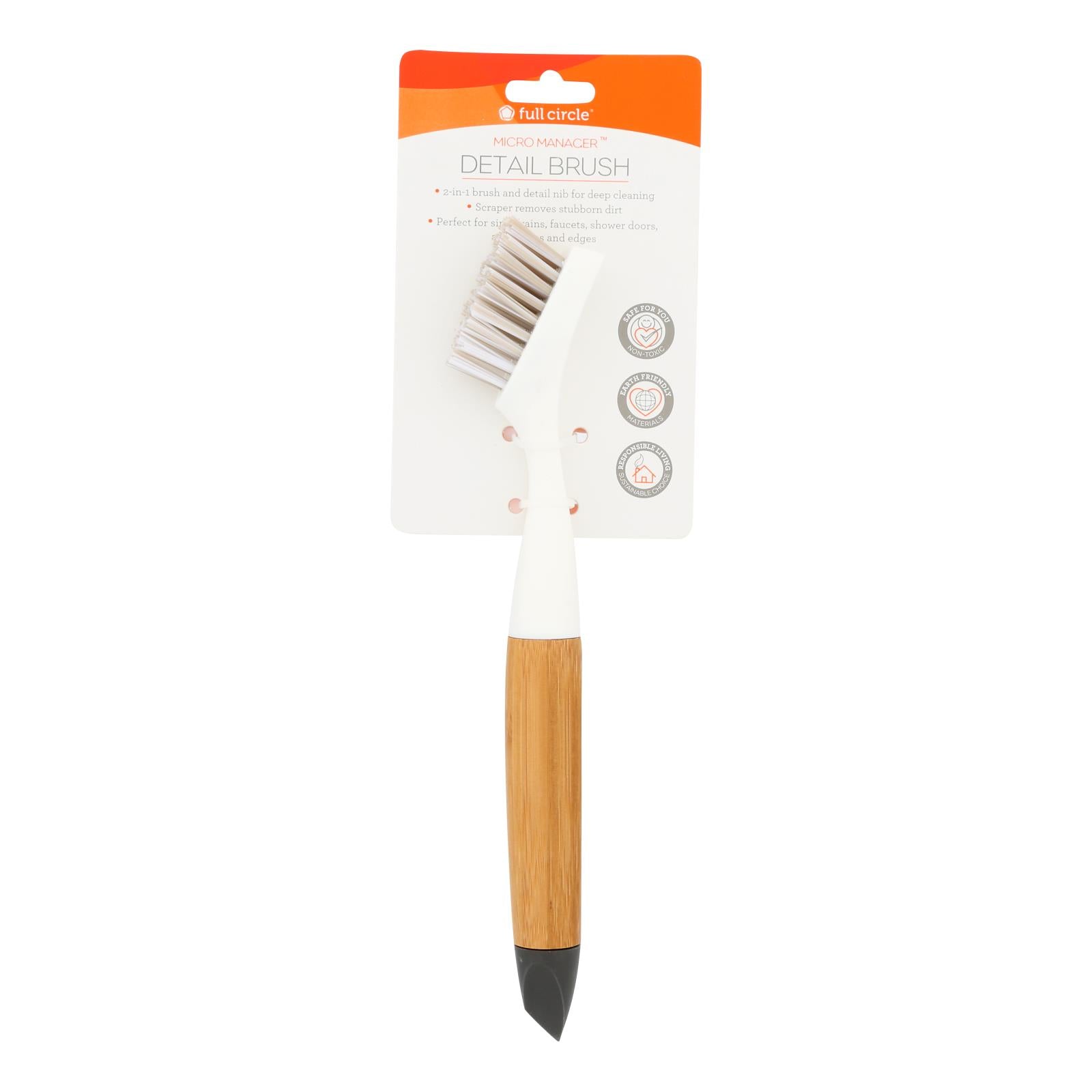 Full Circle Home - Micro Manager Detail Brush - Case of 6 - 1 Count