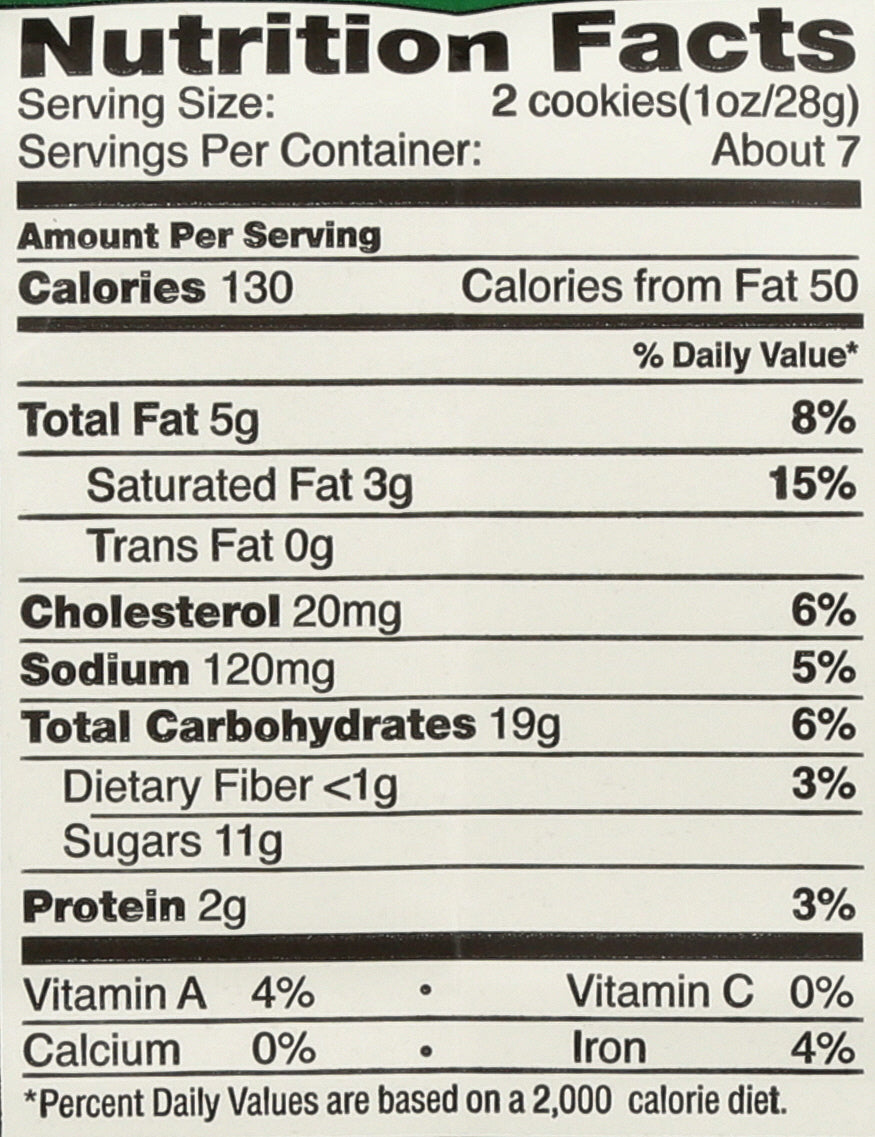 TATES COOKIES OATMEAL RAISIN - Case of 6