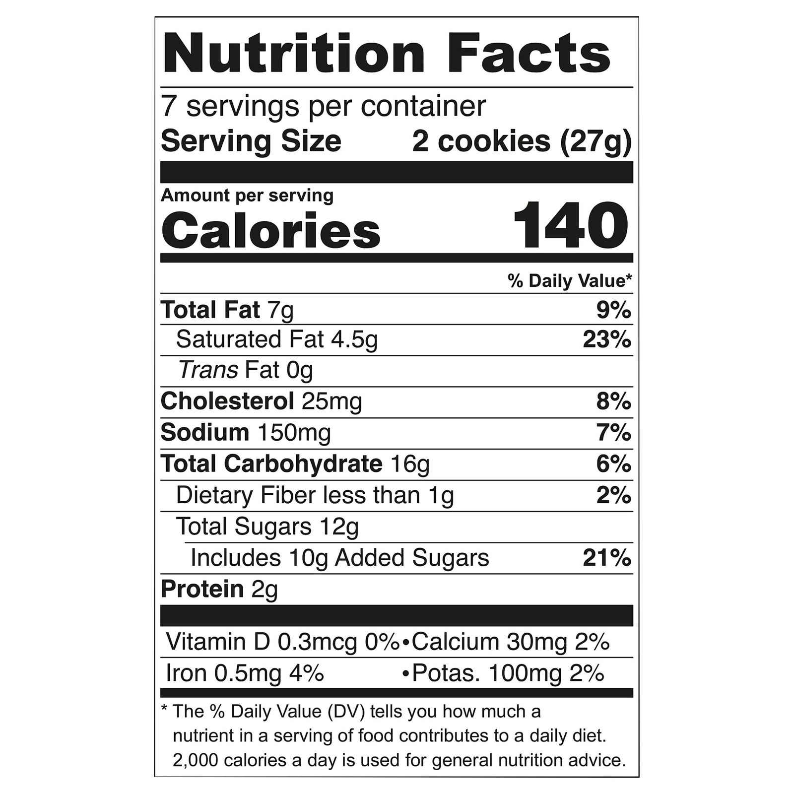 Tate's Bake Shop - Cookie Chocolate Toffee - CS of 12-6.5 OZ