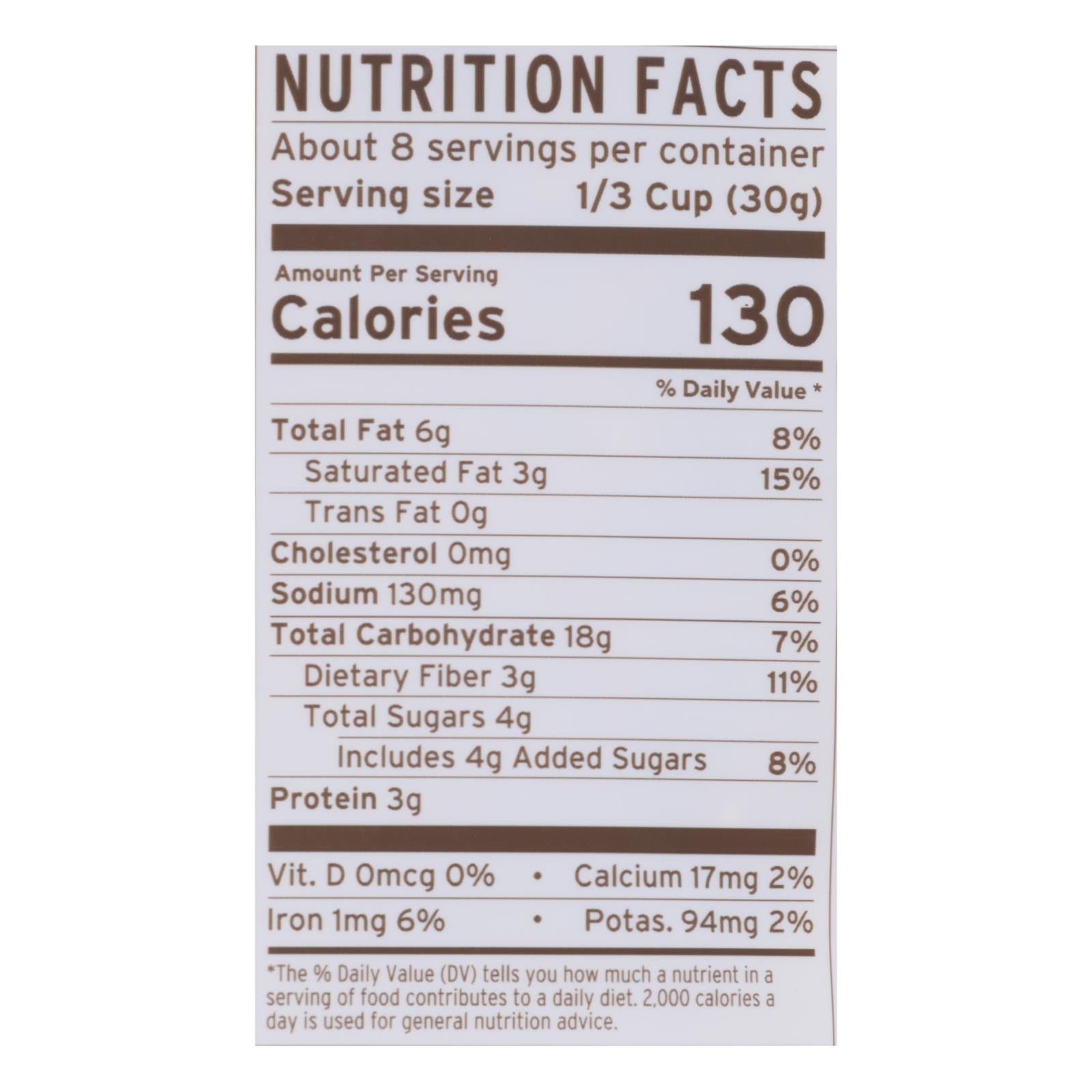 Purely Elizabeth - Gran Probiotic Honey Almond - Case of 6-8 OZ