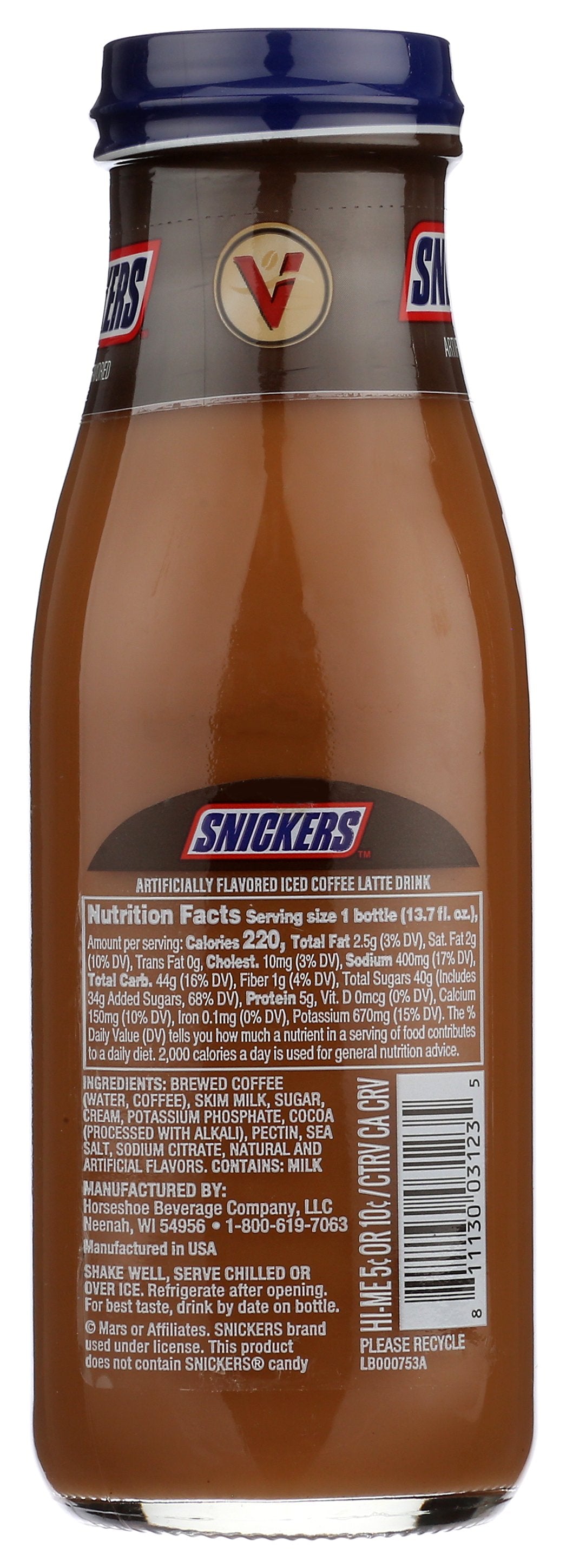 VICTOR ALLENS COFFEE ICED LTT SNICKERS - Case of 12