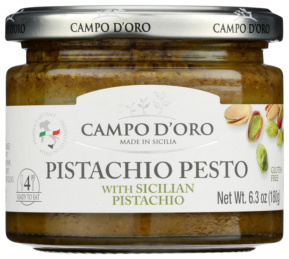 Campo d’Oro Pesto Sauce Pistachio - Case of 6 - 6.35 OZ