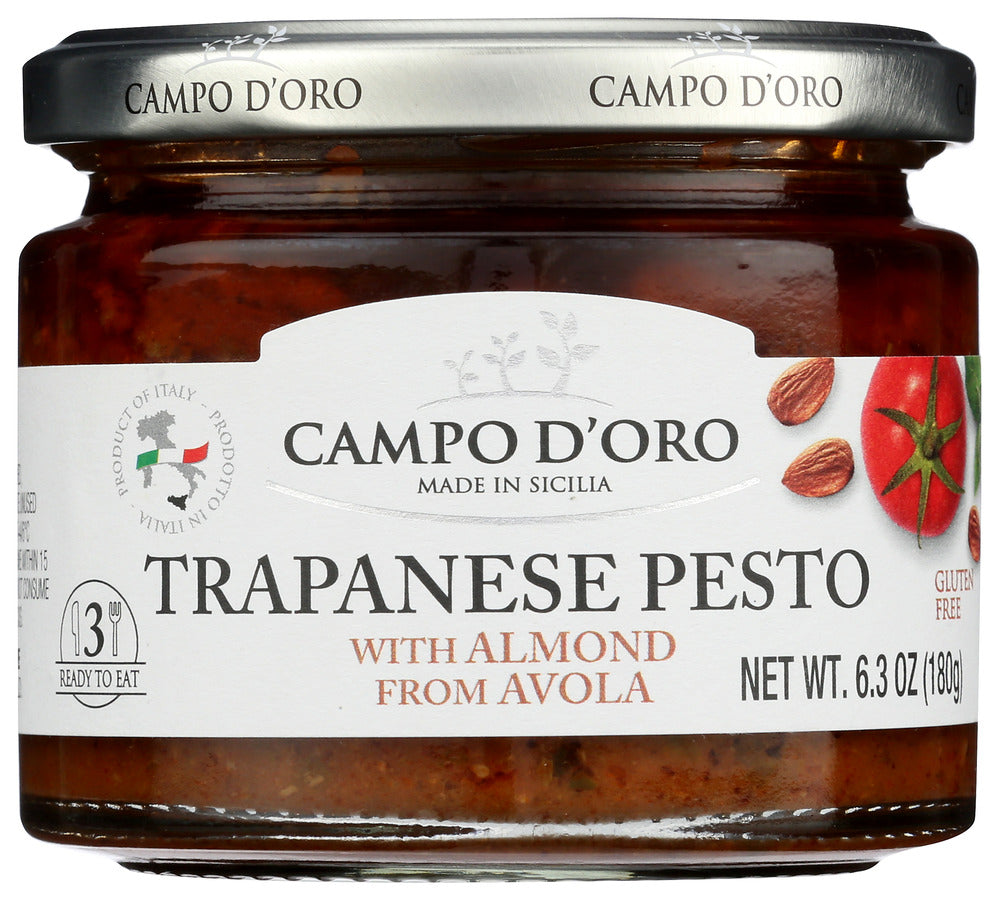 Campo d’Oro Pesto Sauce Trapanese - Case of 6 - 6.35 oz