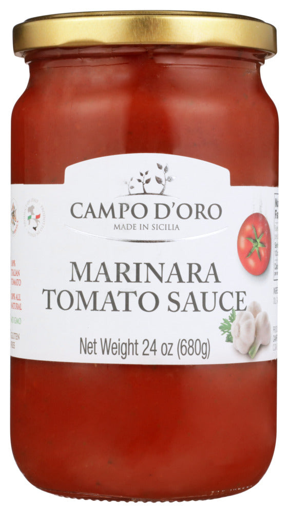 Campo d’Oro Tomato Sauce Marinara - Case of 6 - 24 oz