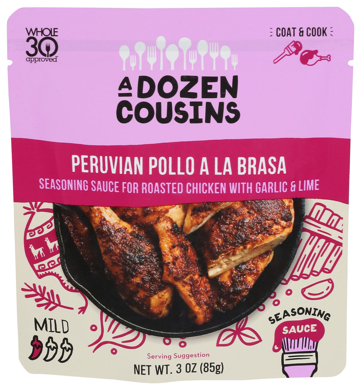 A DOZEN COUSINS SEASONING PERUVIAN POLLO - Case of 10