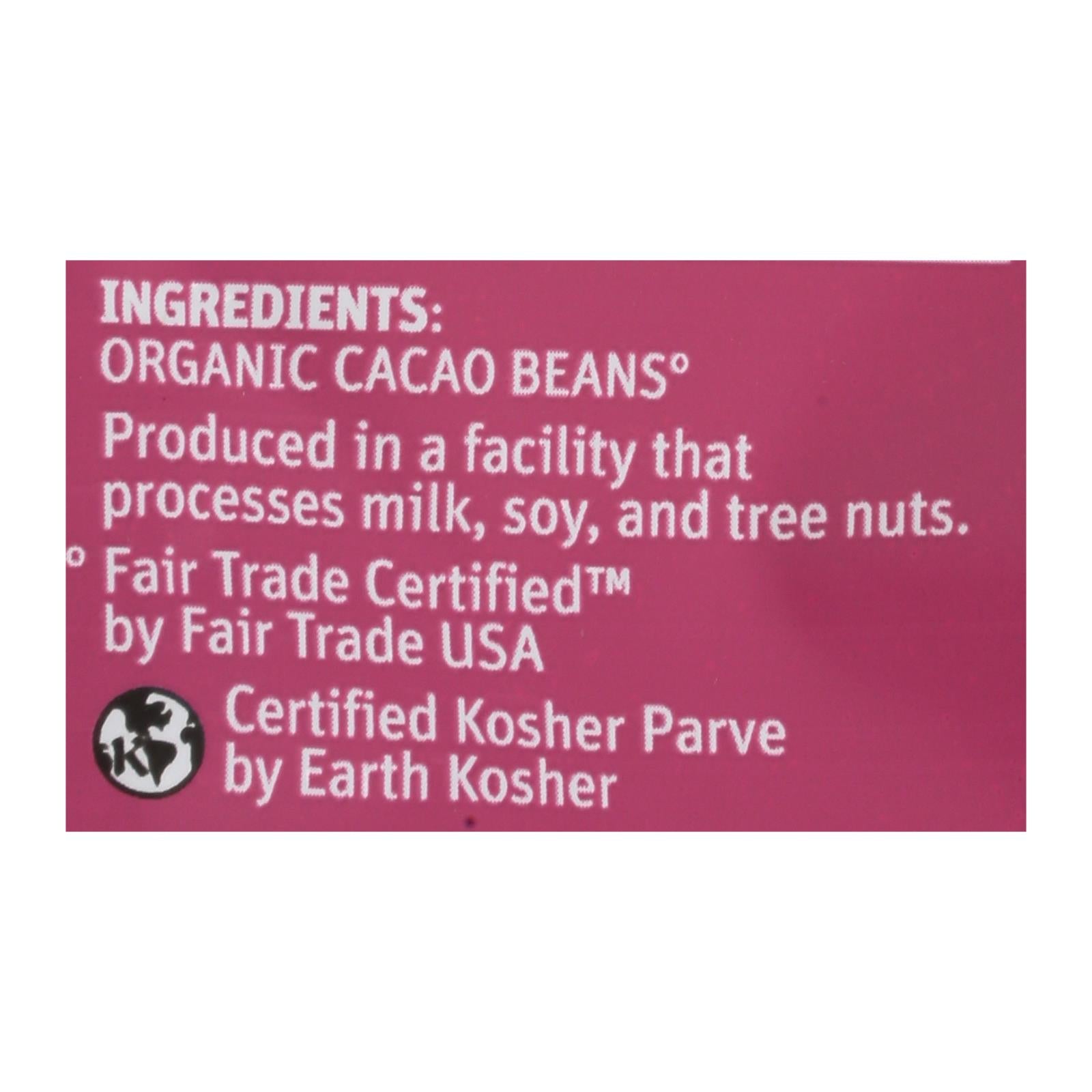 Tcho Chocolate - Cacao Nibs Crush This - Case of 6-7.8 OZ