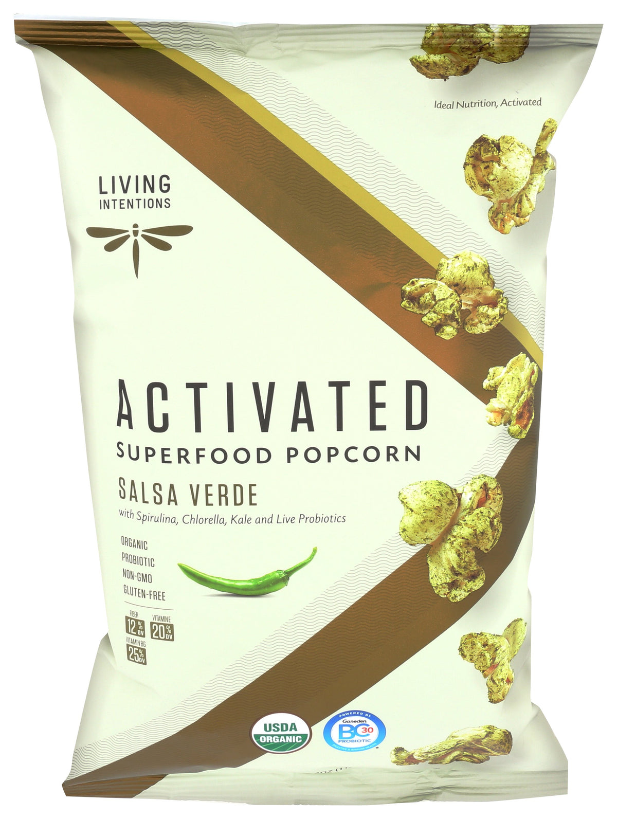 LIVING INTENTIONS POPCORN SALA VERDE - Case of 12