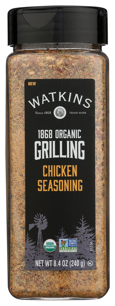 Watkins Seasoning Grill Chicken Organic - Pack of 6 - 8.4 oz