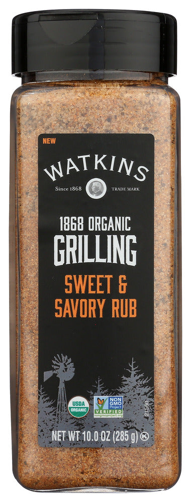 Watkins Seasoning Sweet and Savory Rub Organic - Pack of 6 - 10 oz