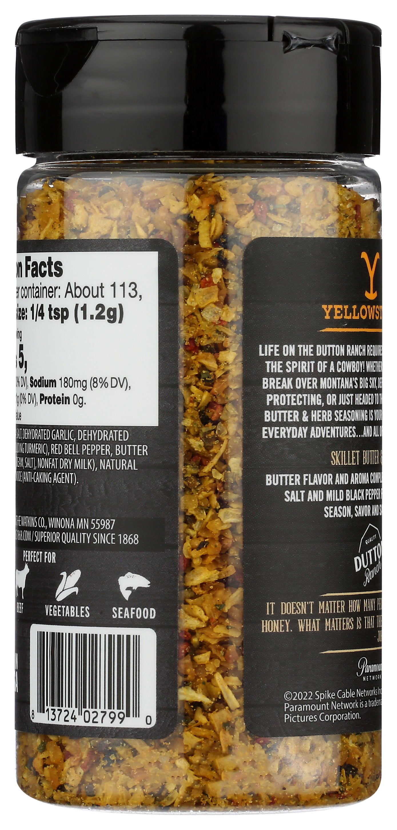 YELLOWSTONE SEASONING SKLT BTTR HERB - Case of 6