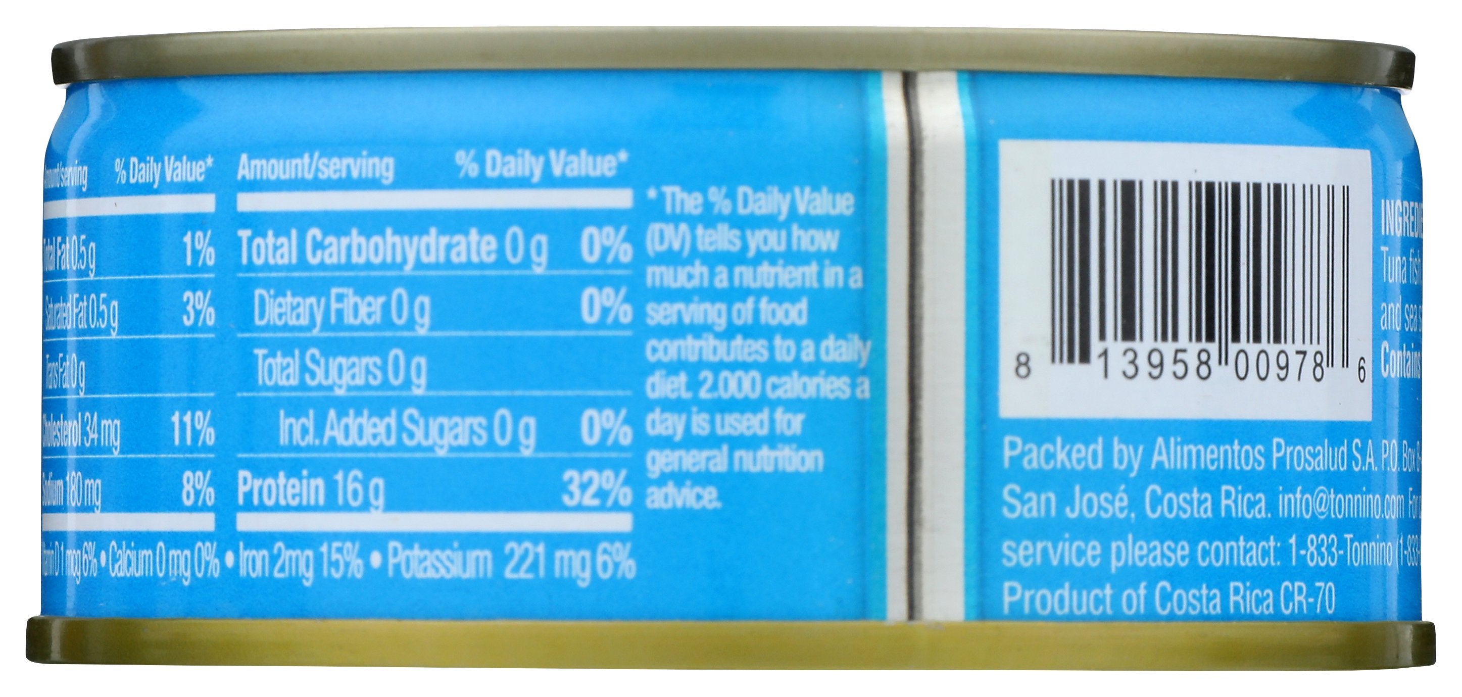 TONNINO TUNA WATER CAN - Case of 12