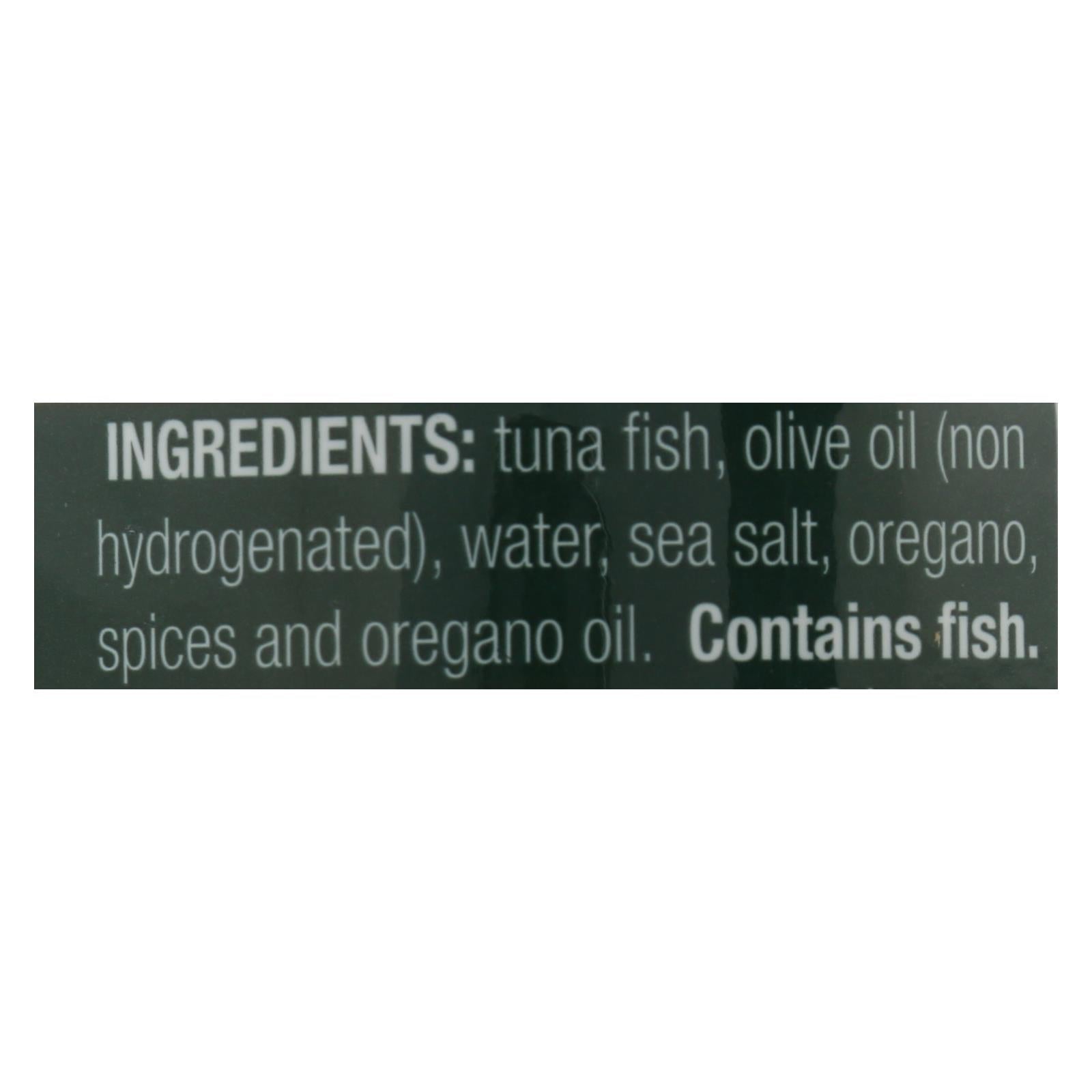 Tonnino Tuna Fillets - Oregano Olive Oil - Case of 6 - 6.7 oz.
