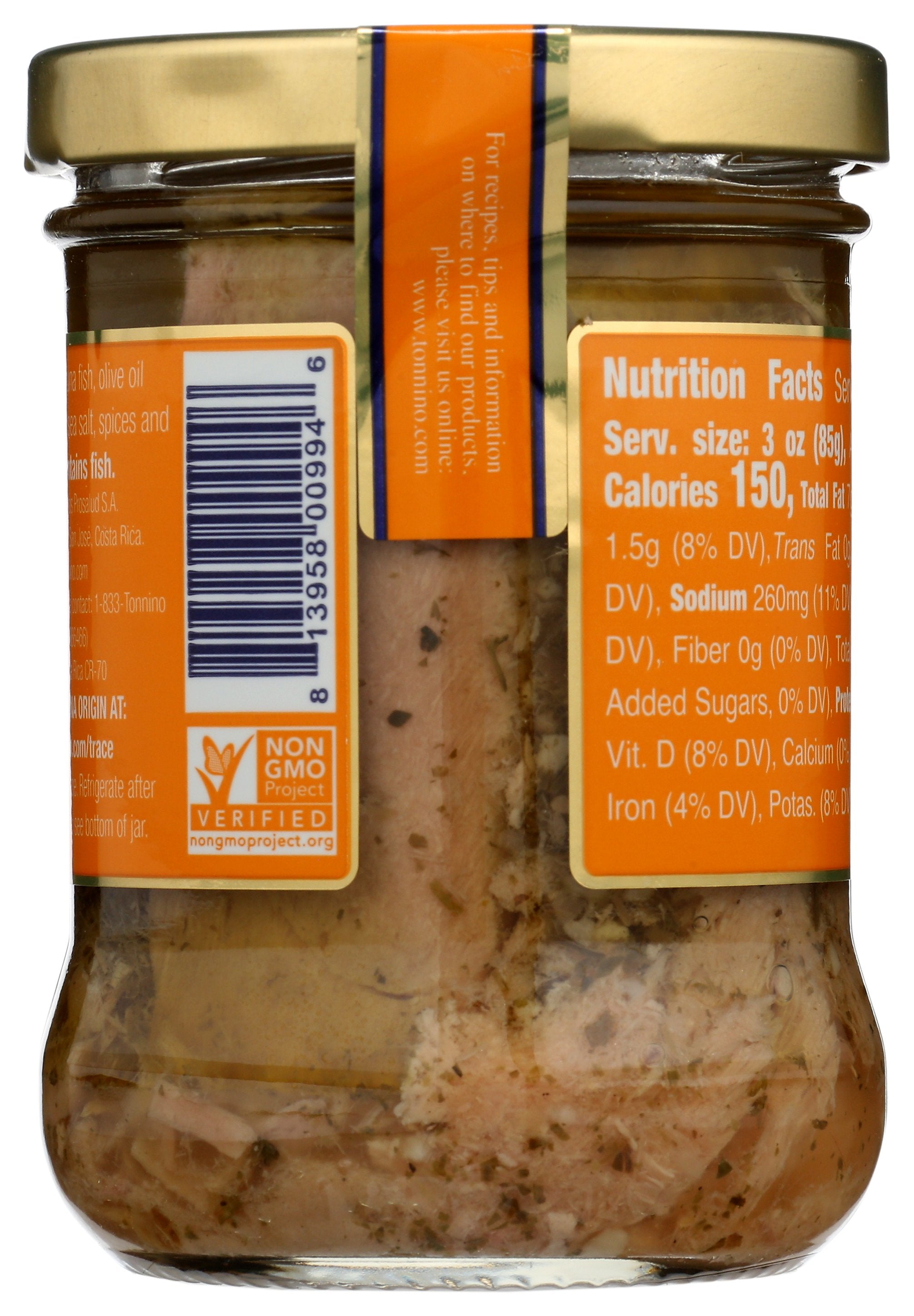 TONNINO TUNA FLT OOOIL GRLC FAD F - Case of 6