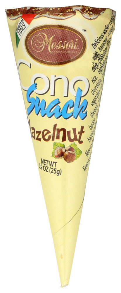 Messori Cono Snack Chocolate Hazelnut Caramel - Case of 12 - 0.9 oz