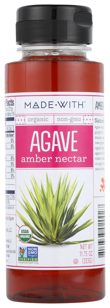 Made With Organic Agave Amber Nectar - Case of 6 - 11.75 OZ
