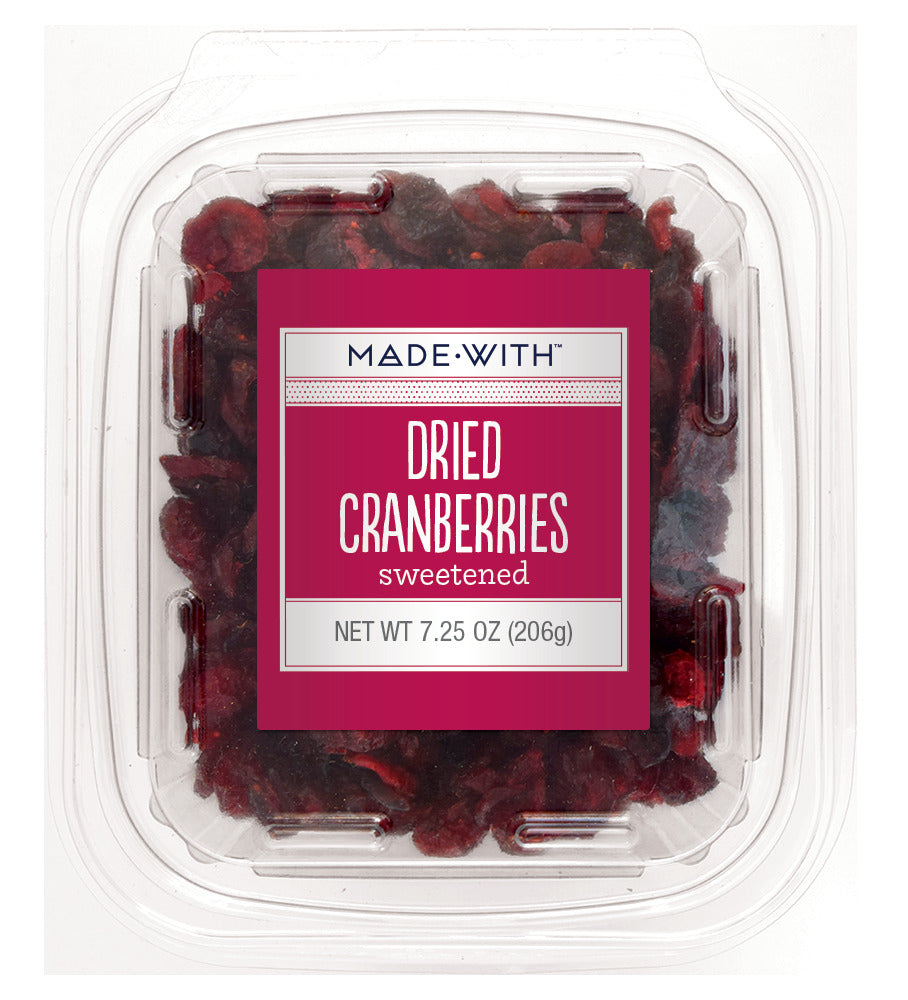 Made With Dried Cranberries Sweetened - Case of 12 - 7.75 oz