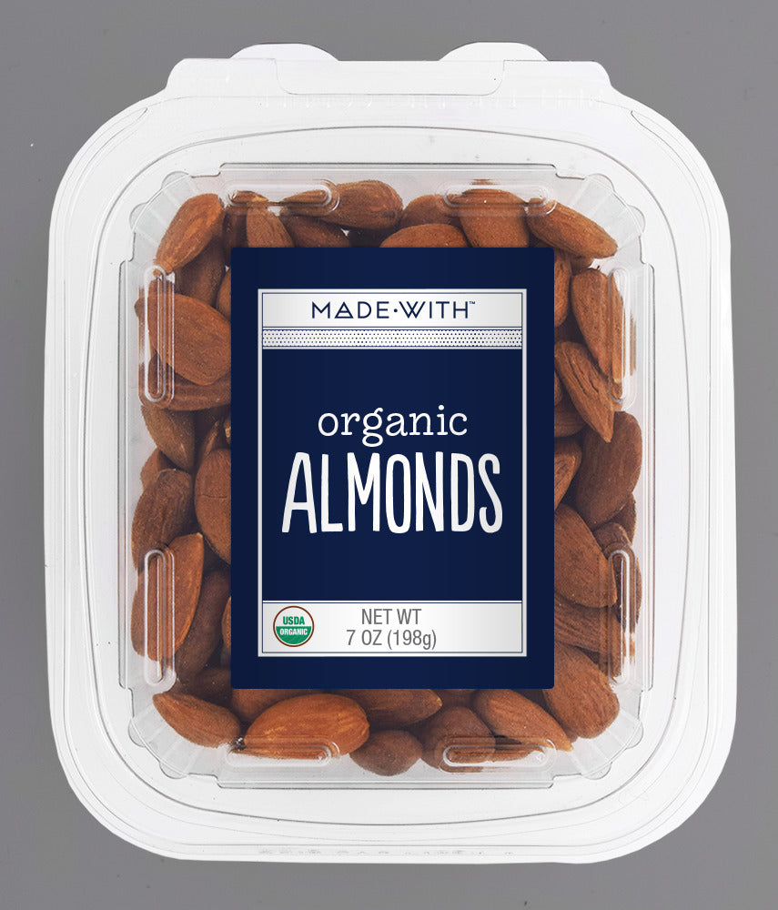 Made With Nut Almond Tub Organic - Pack of 12 - 7 oz