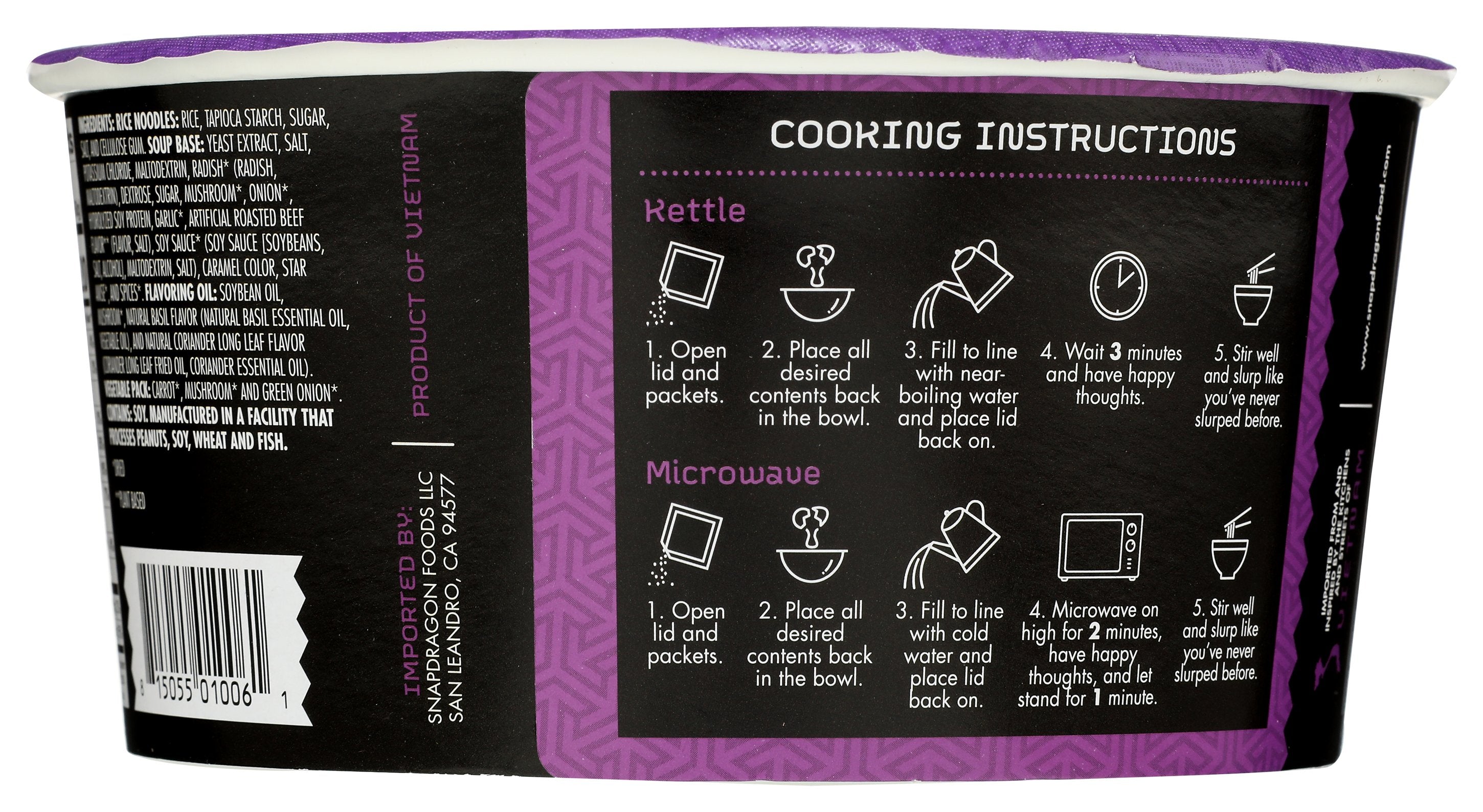 SNAPDRAGON PHO BOWL MSHRM VIETNMS - Case of 6