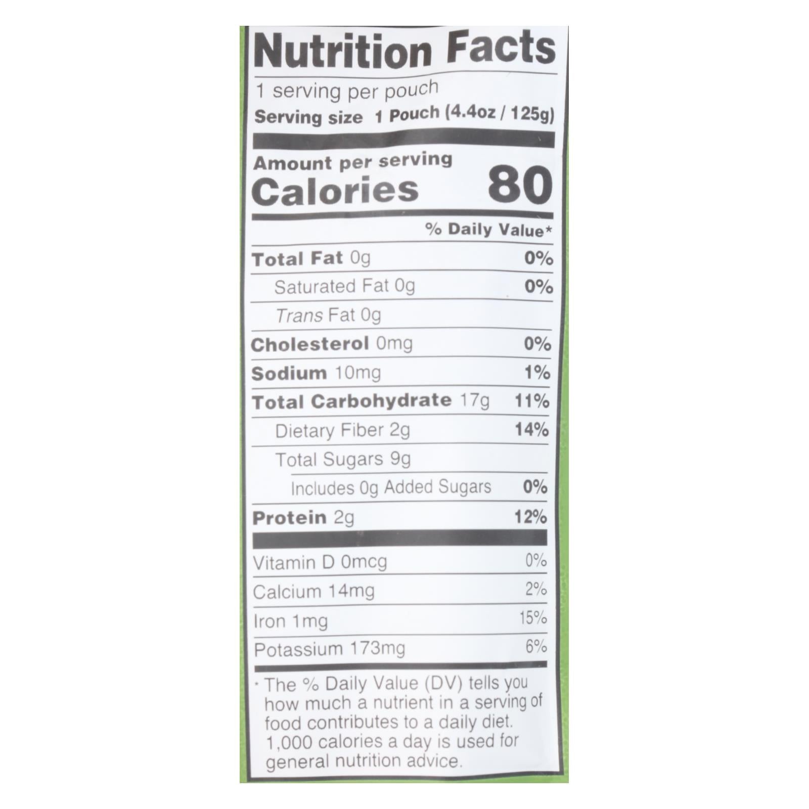 Peter Rabbit Organics Veggie Snacks - Pea Spinach And Apple - Case Of 10 - 4.4 Oz.