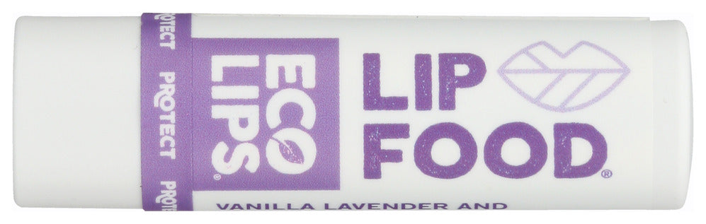 Eco Lips Lip Food Protect Vanilla Lavender - Case of 15 - 0.15 oz