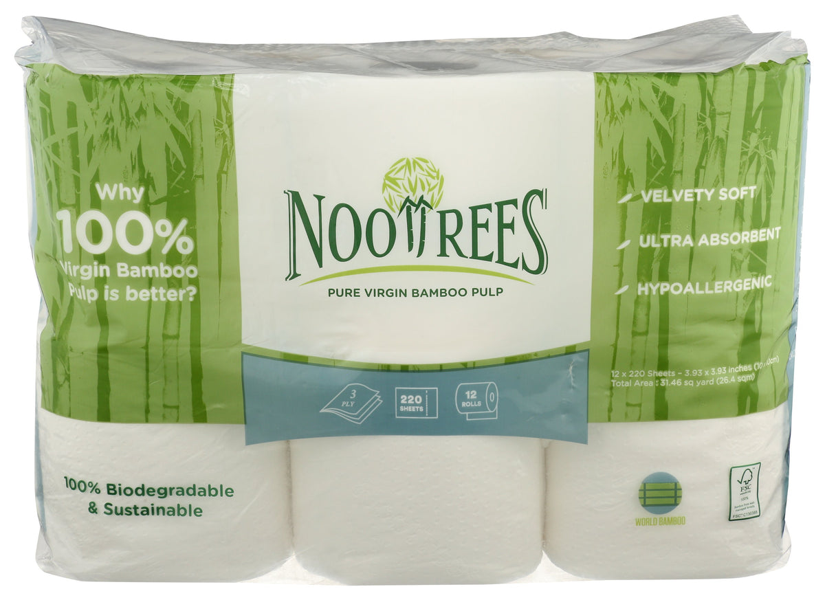 NOOTREES TOILET TISSUE 12RL 22OSHT - Case of 4