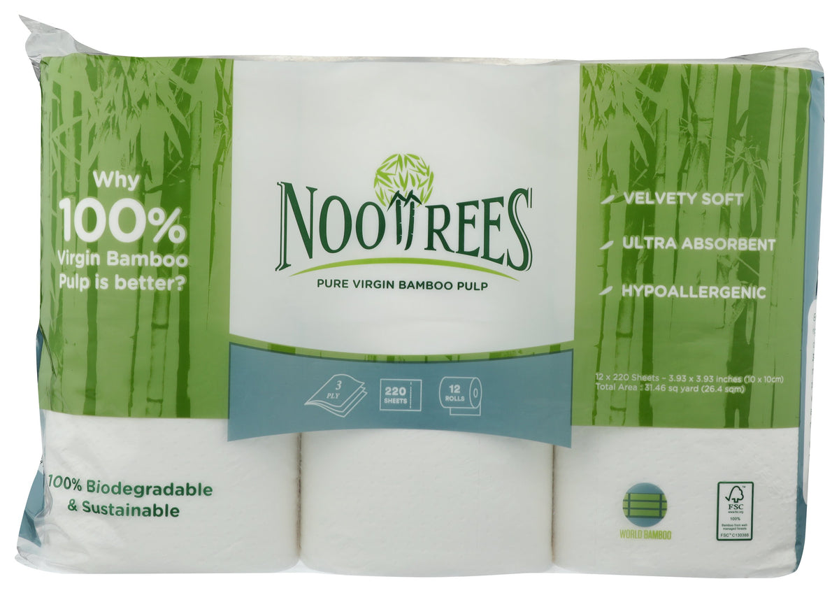 NOOTREES TOILET TISSUE 12RL 22OSHT - Case of 4