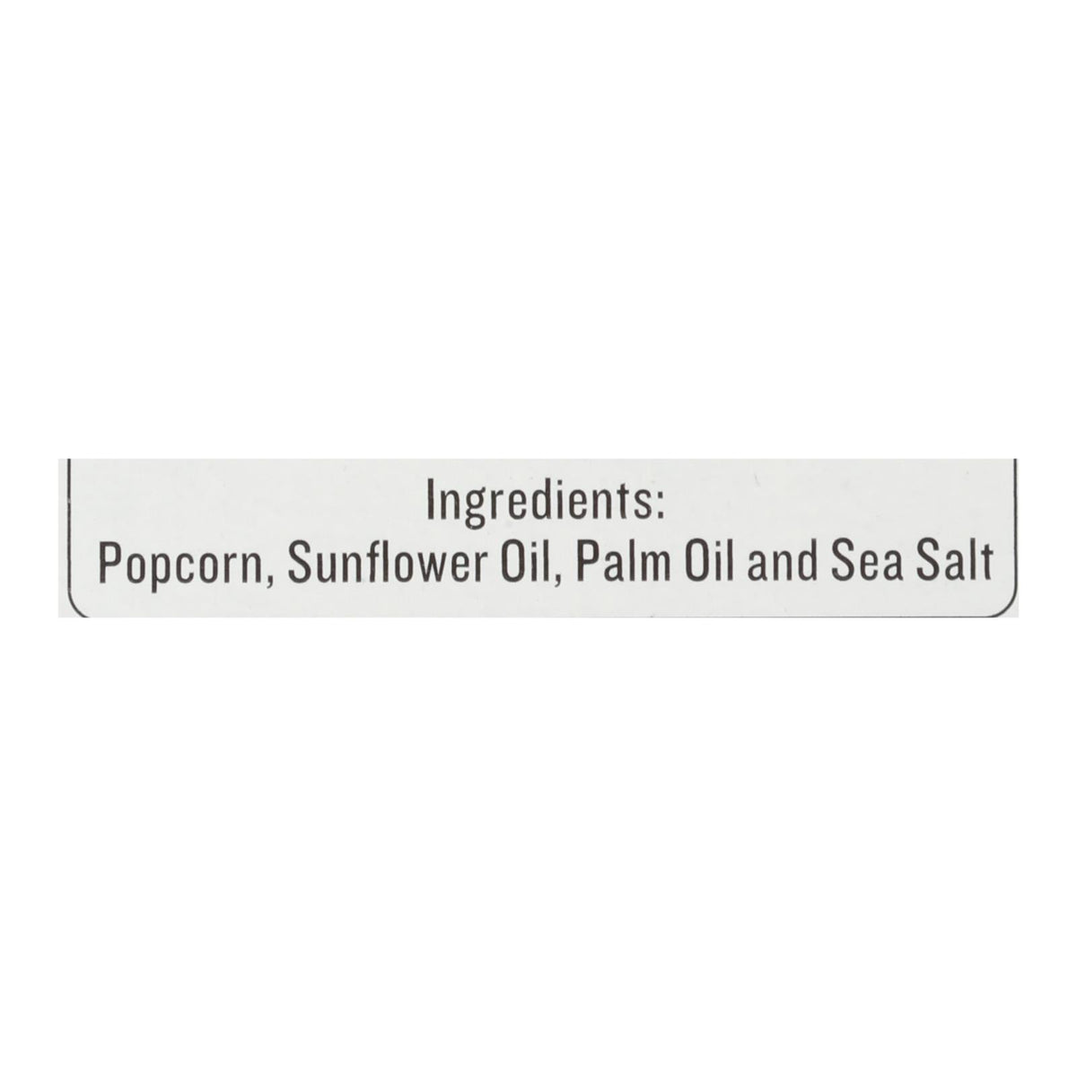 Skinnypop Popcorn - Popcorn Micro Sea Salt 3pk - Case of 12 - 3/2.8 OZ