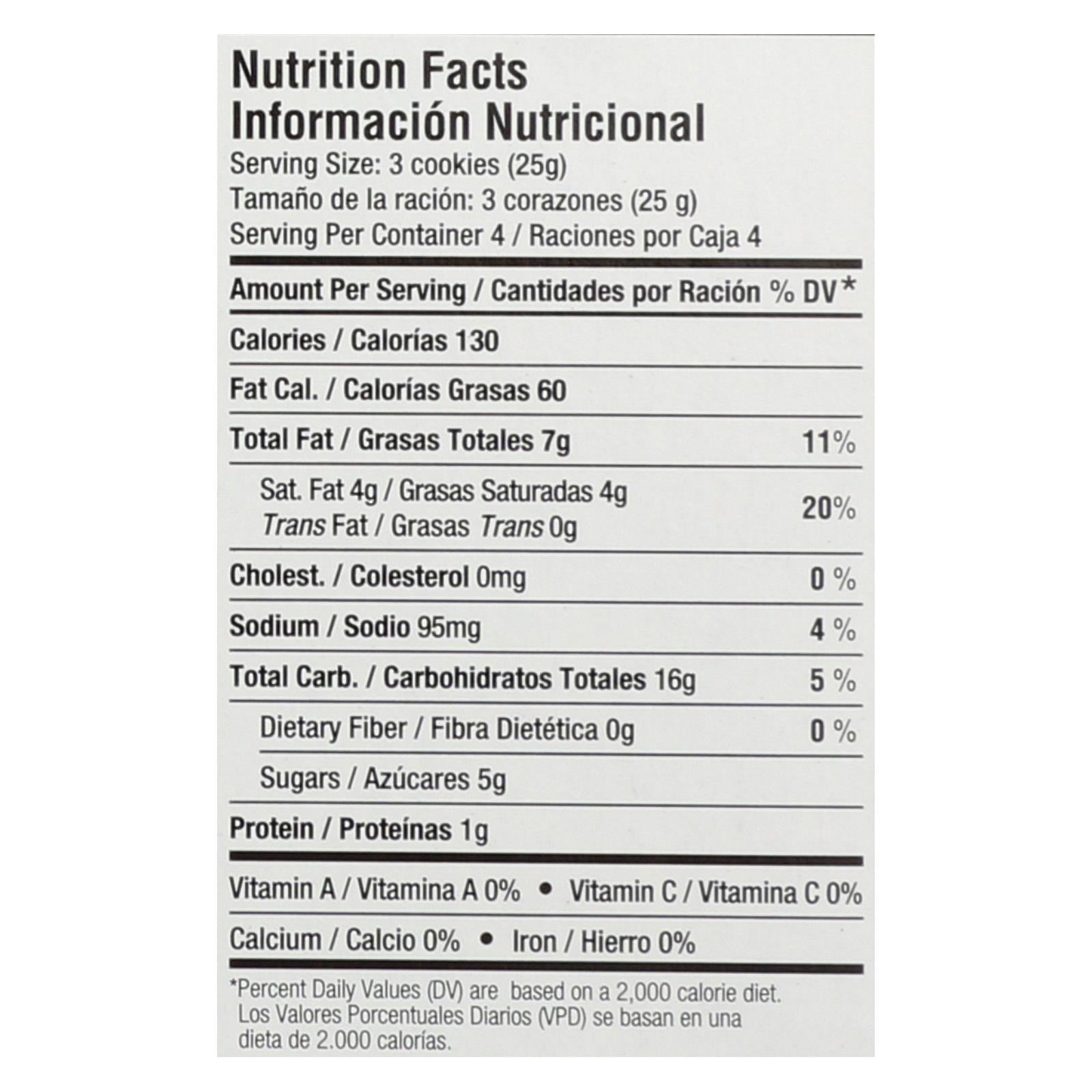 Natural Nectar Palmiers  - Case of 12 - 3.5 OZ