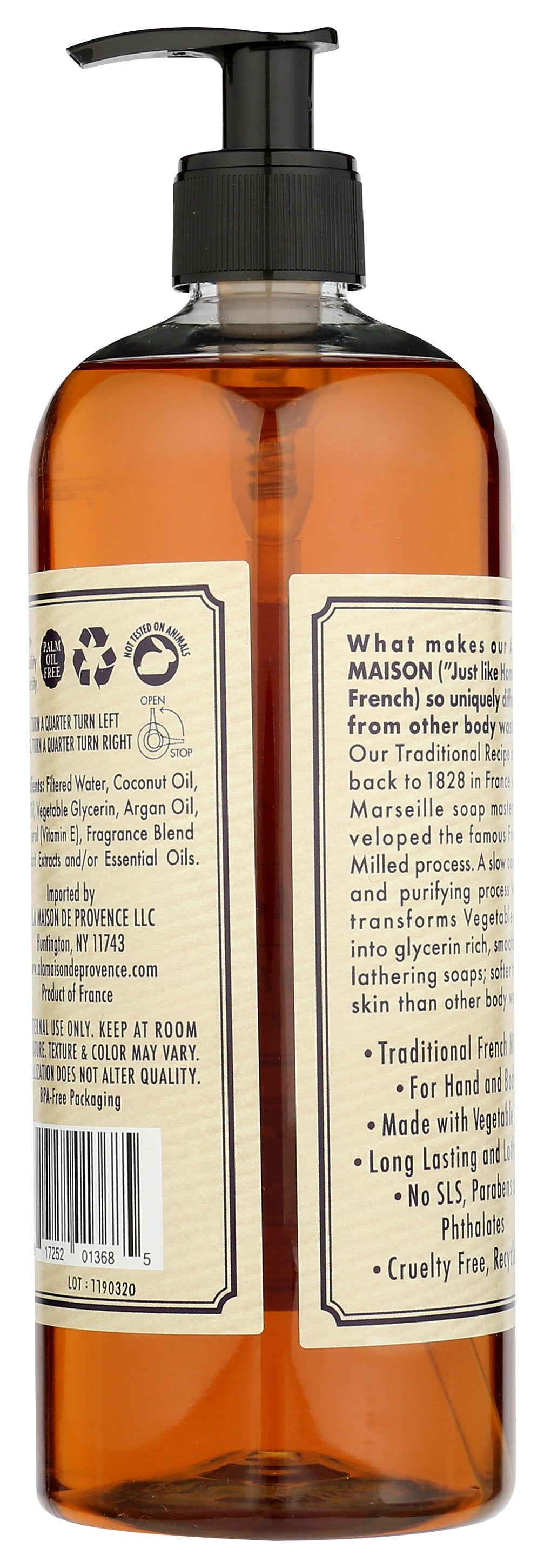 A LA MAISON BODY WASH LAVENDER
