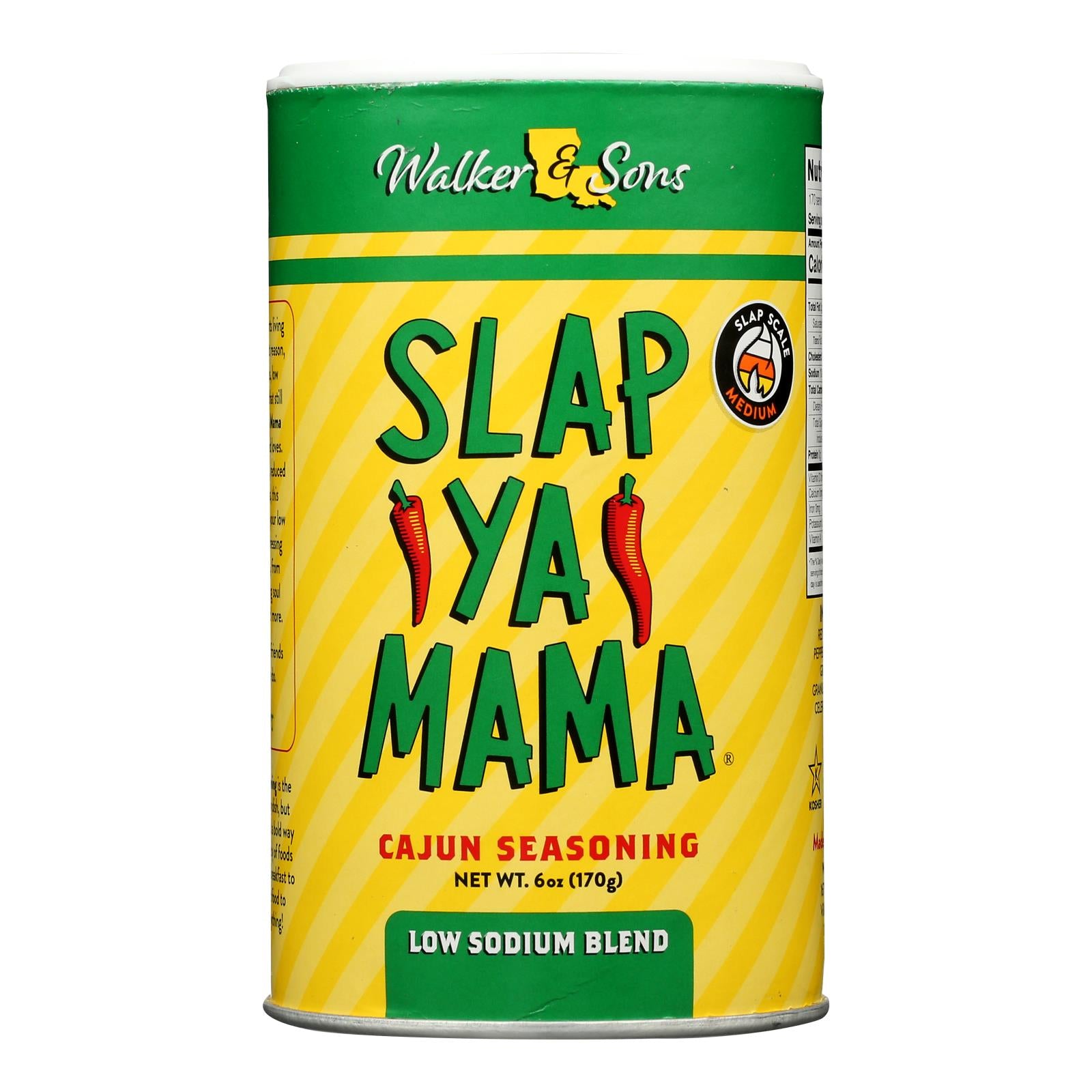 Slap Ya Mama - Seas Cajun Low Sodium - CS of 6-6 OZ