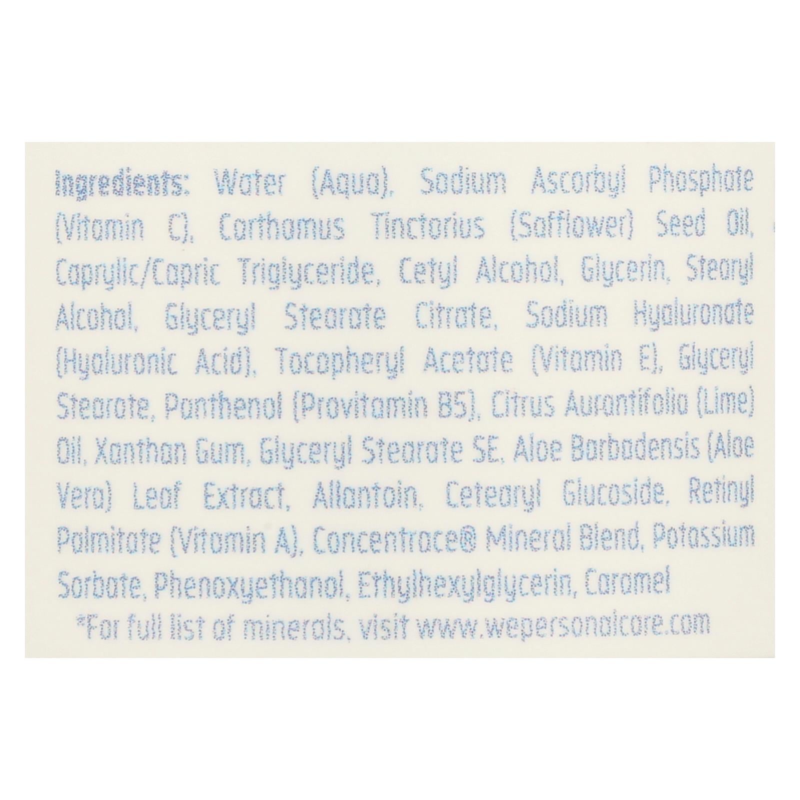 White Egret Vitamin C Hyaluronic Acid Serum With 72 Ionic Minerals Firms And  - 1 Each - 2 FZ