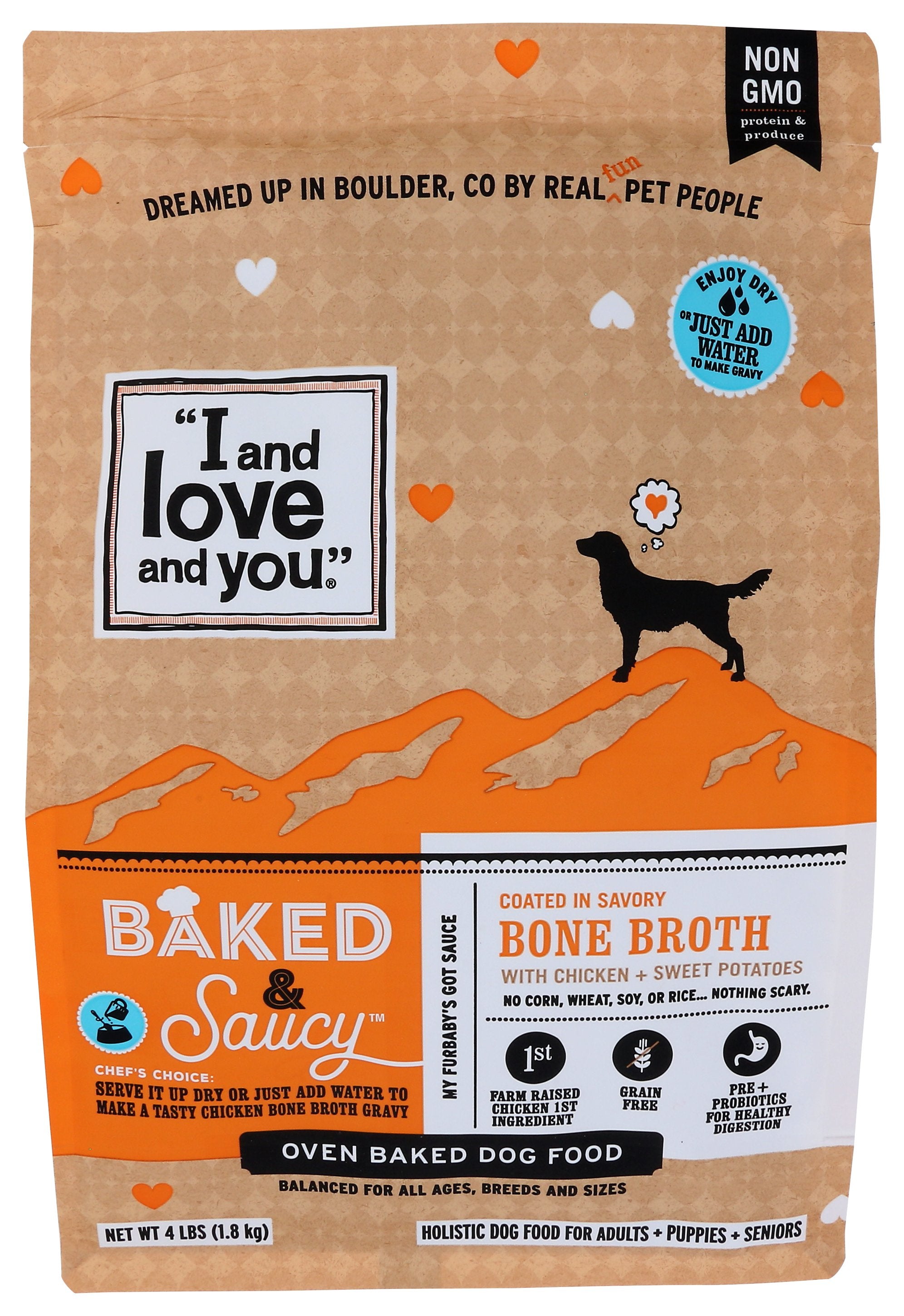 I&LOVE&YOU DOG FOOD CHKN STW PTATO - Case of 4