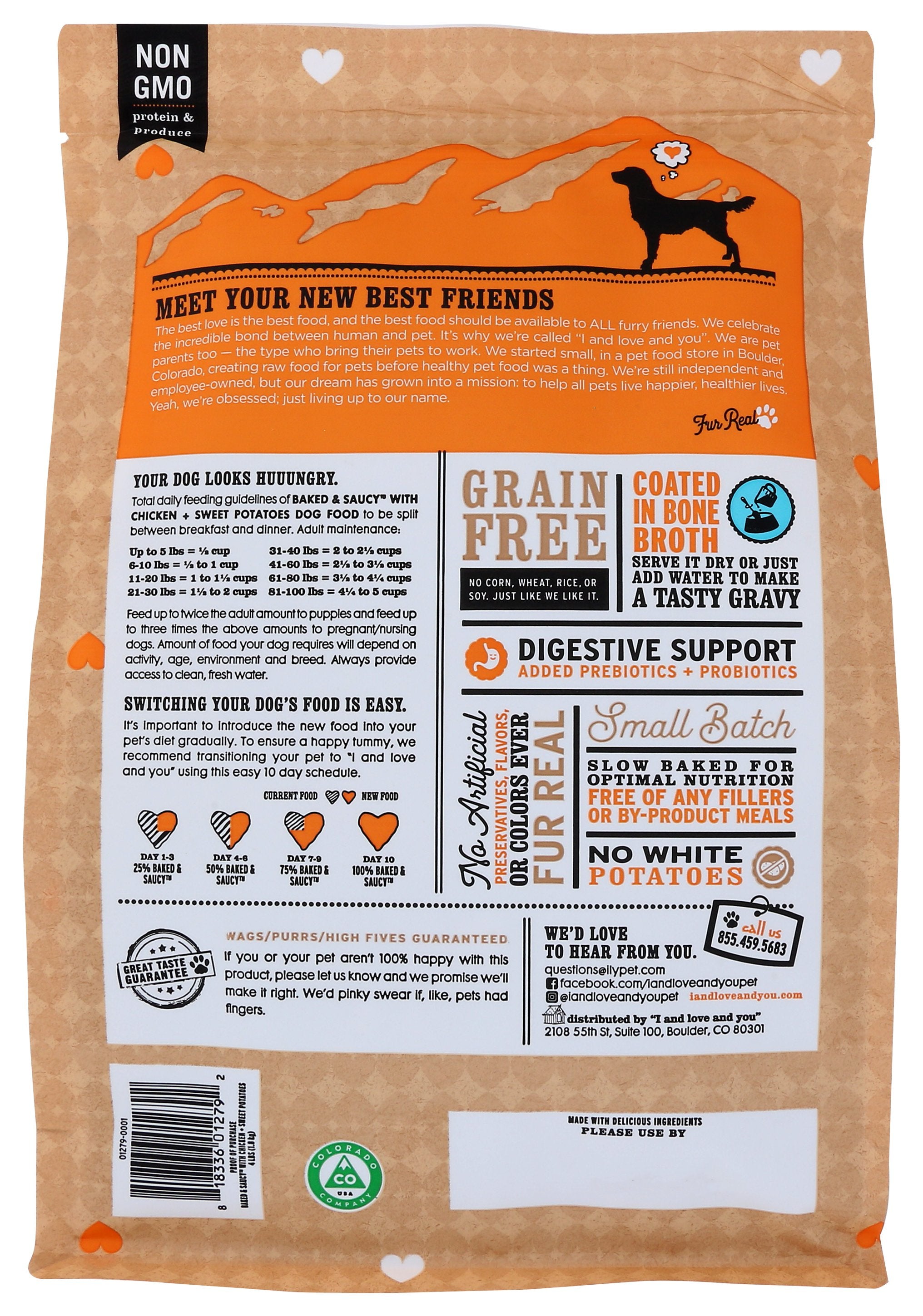 I&LOVE&YOU DOG FOOD CHKN STW PTATO - Case of 4