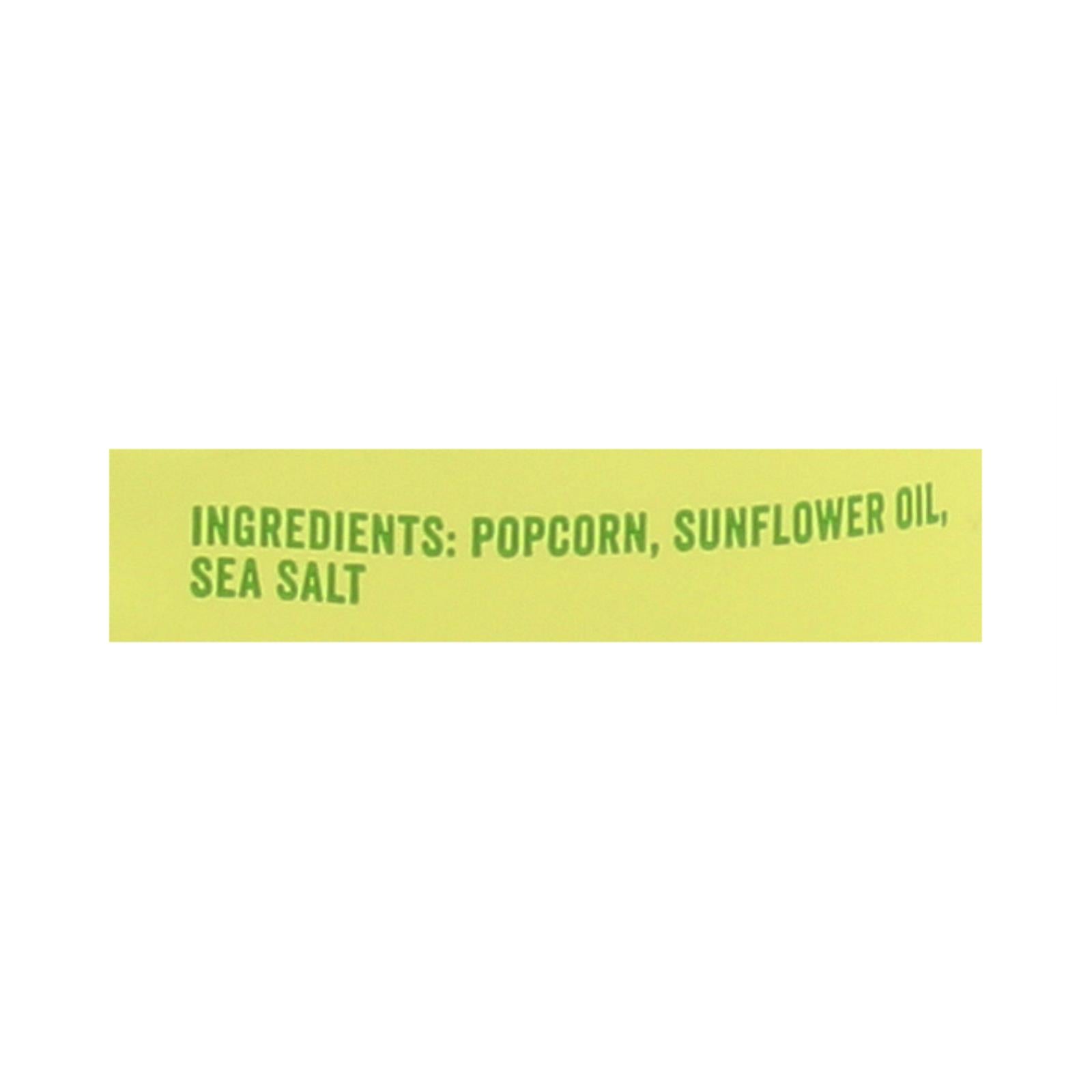 Angie's Kettle Corn Boom Chicka Pop Sea Salt Popcorn - Case of 12 - 1.25 oz.