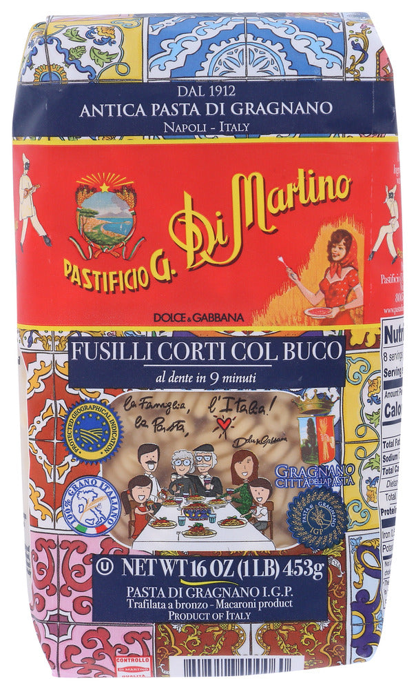 Di Martino Pasta Fusilli Corti Col Buco - Case of 12 - 16 oz